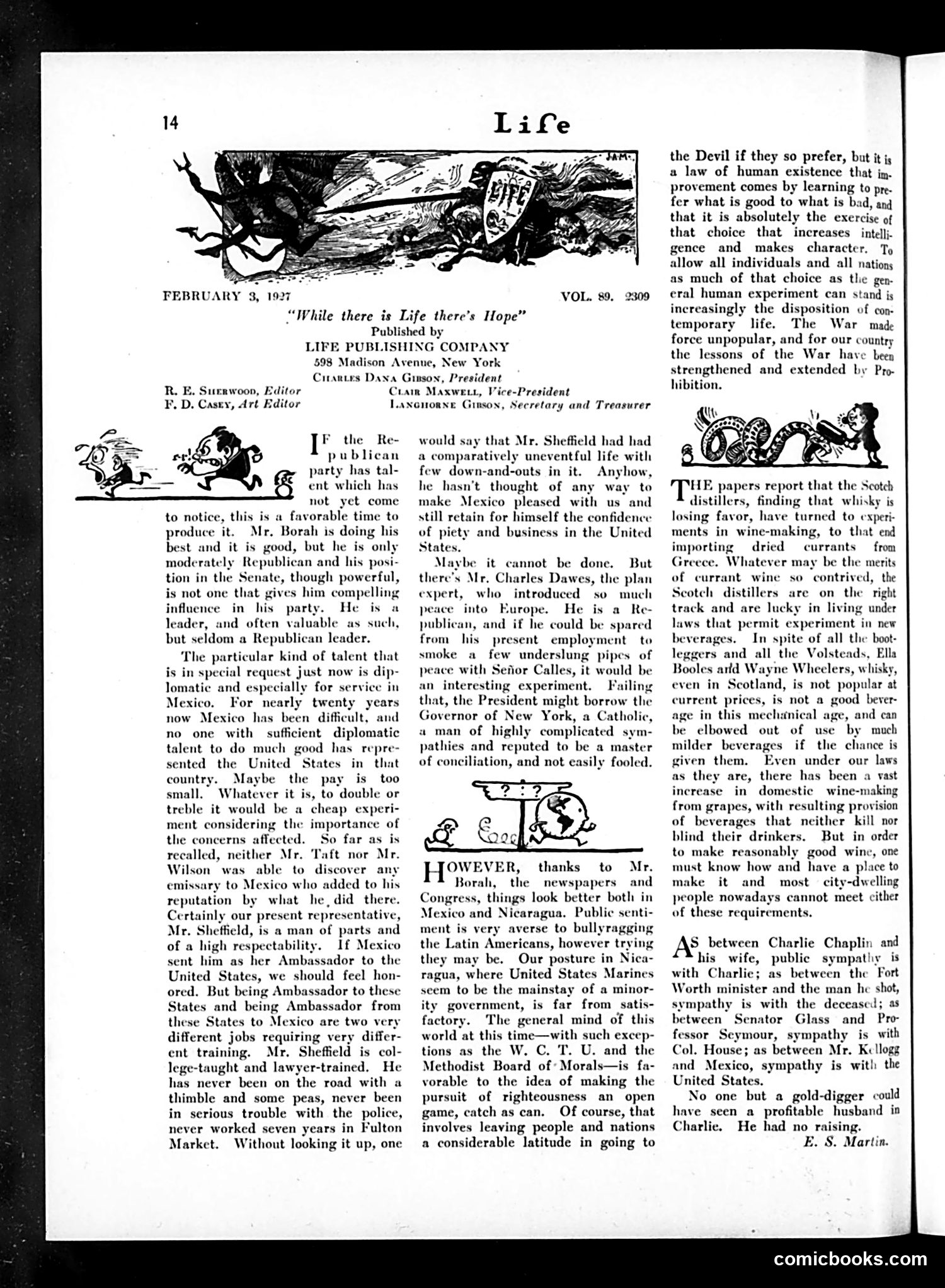 Life — February 3, 1927 — page 16 of 35