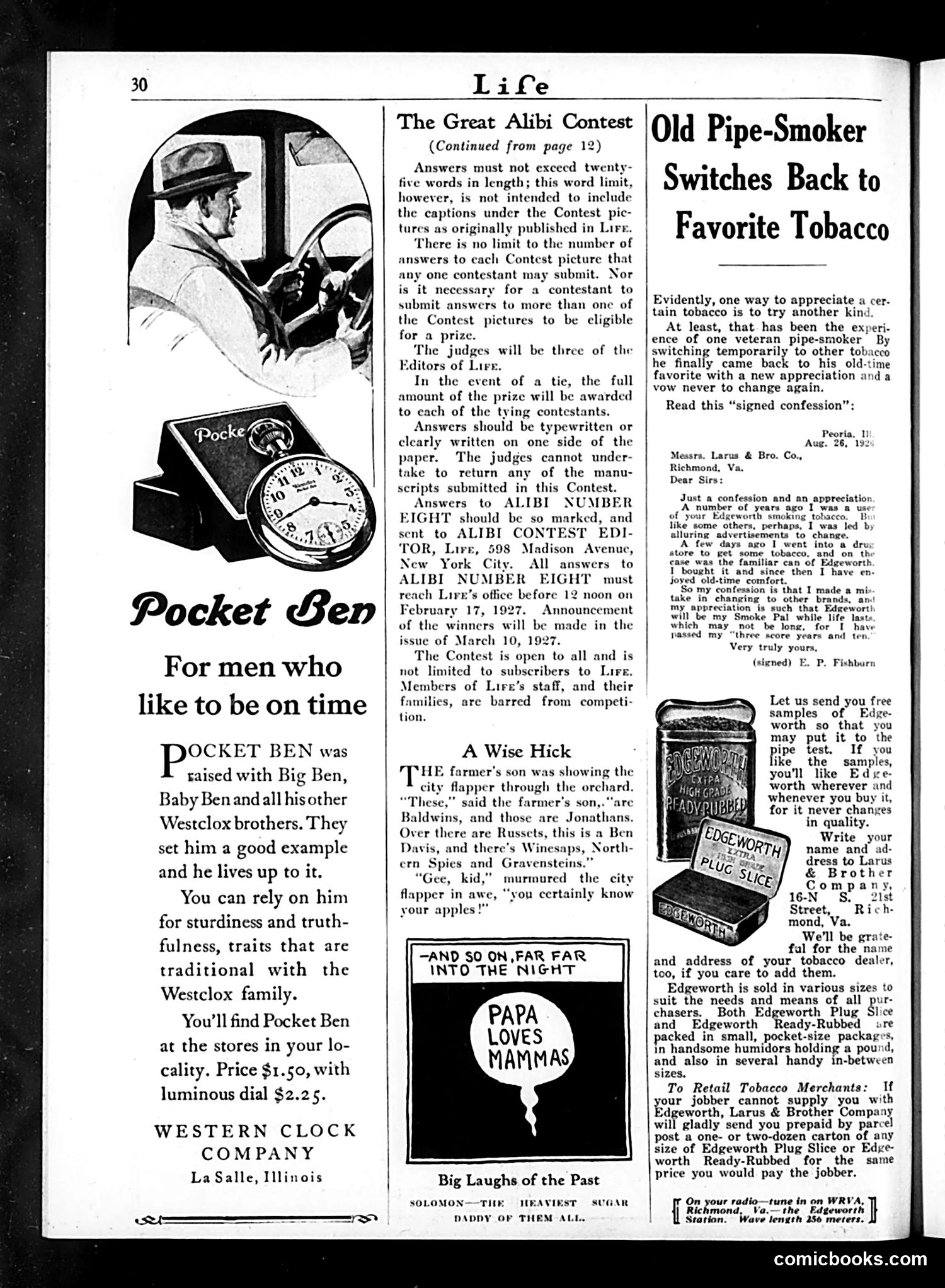 Life — February 3, 1927 — page 32 of 35