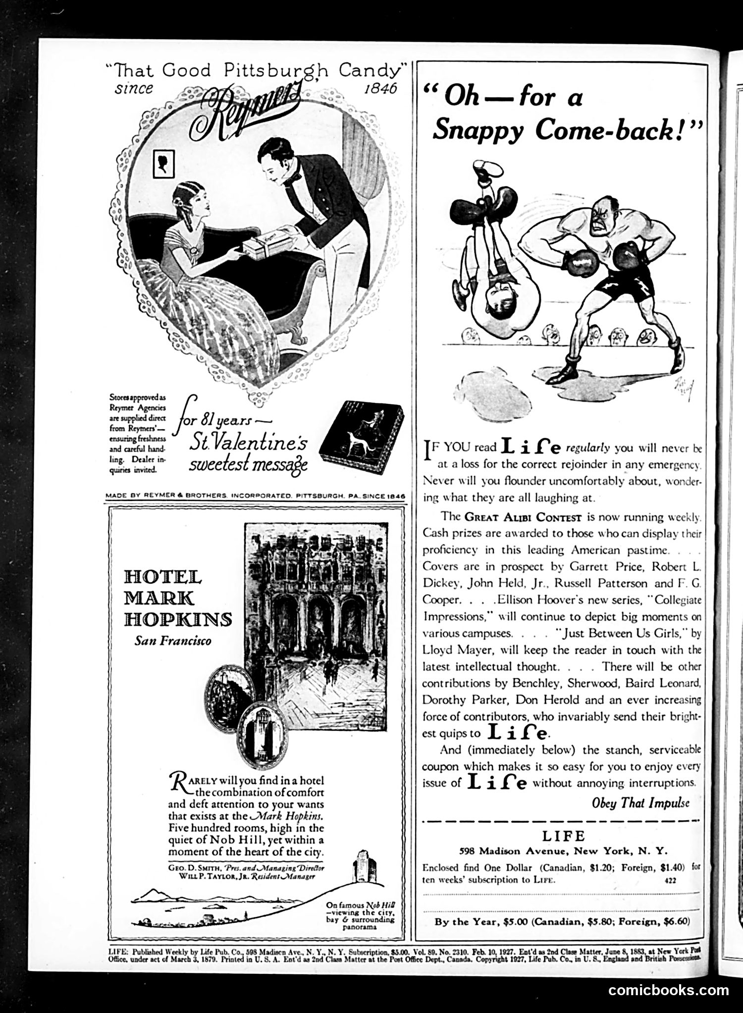 Life — February 10, 1927 — page 4 of 43