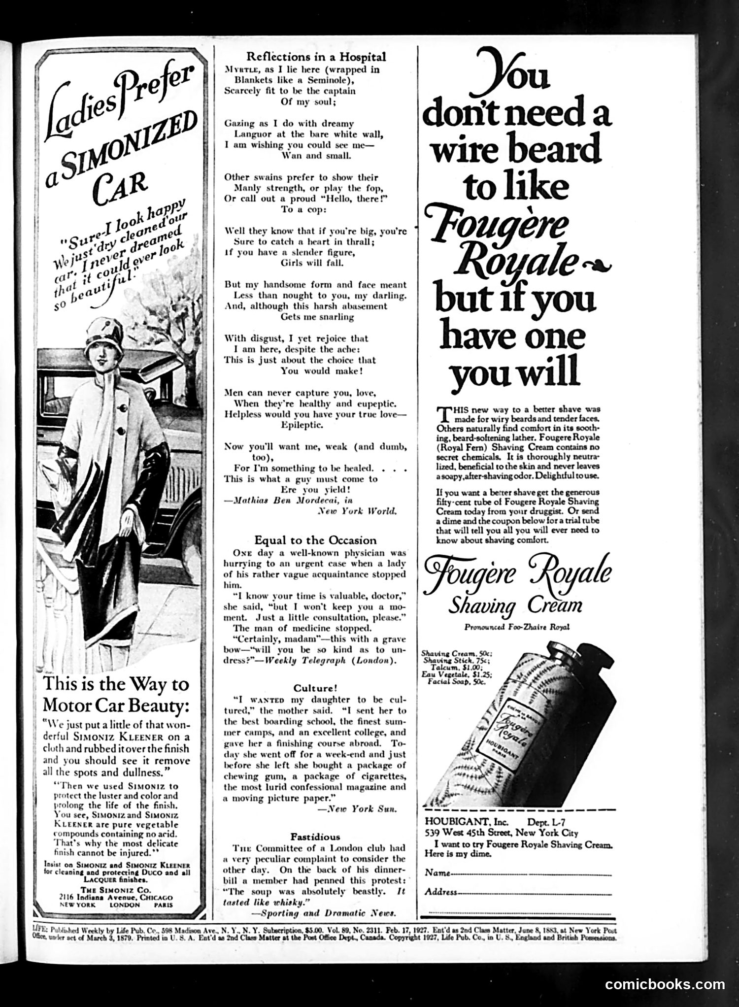 Life — February 17, 1927 — page 3 of 34