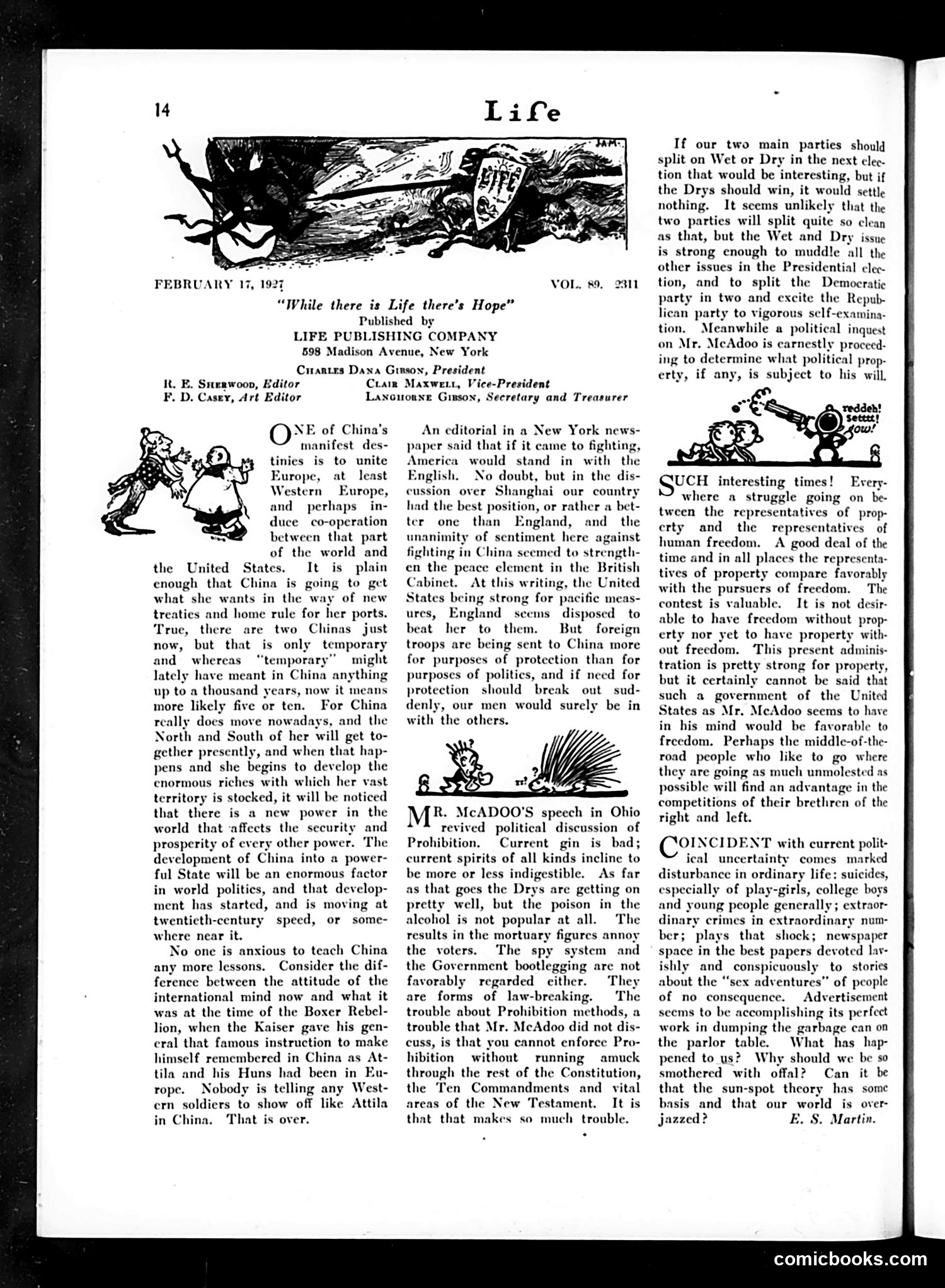 Life — February 17, 1927 — page 16 of 34