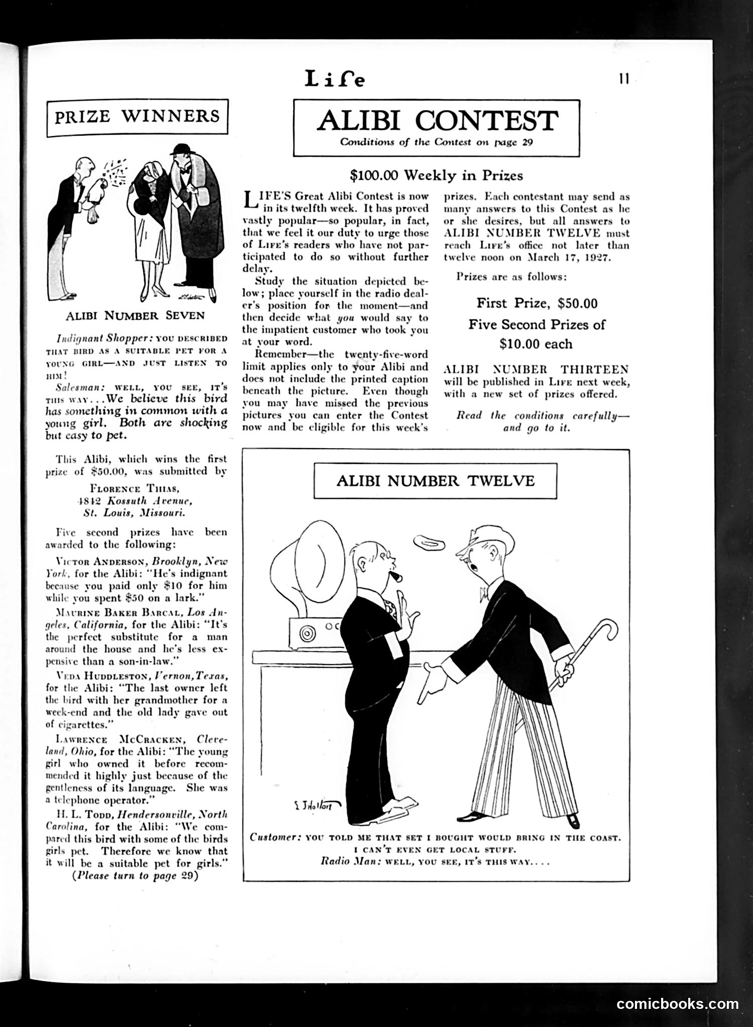 Life — March 3, 1927 — page 13 of 35
