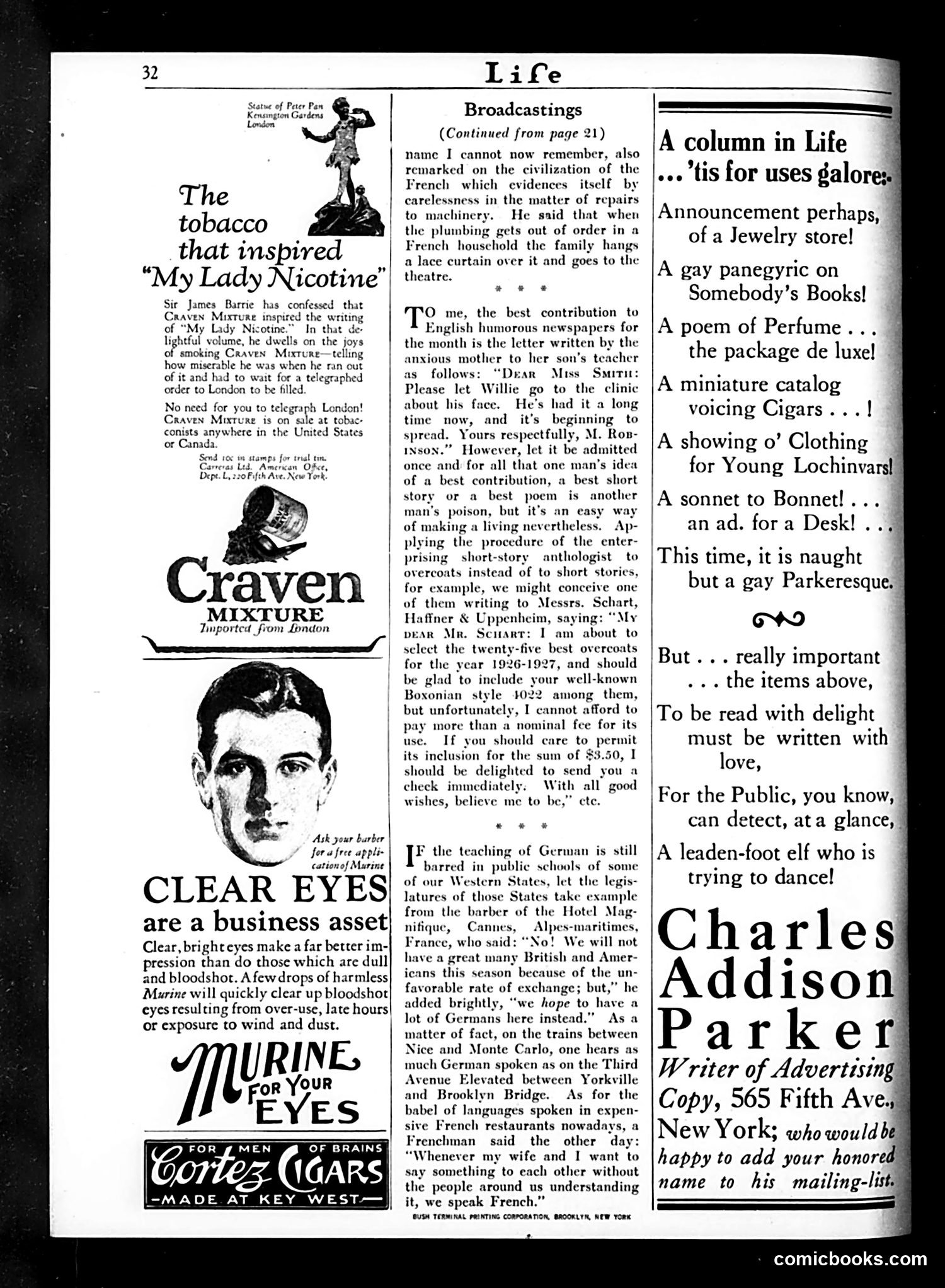 Life — March 3, 1927 — page 34 of 35
