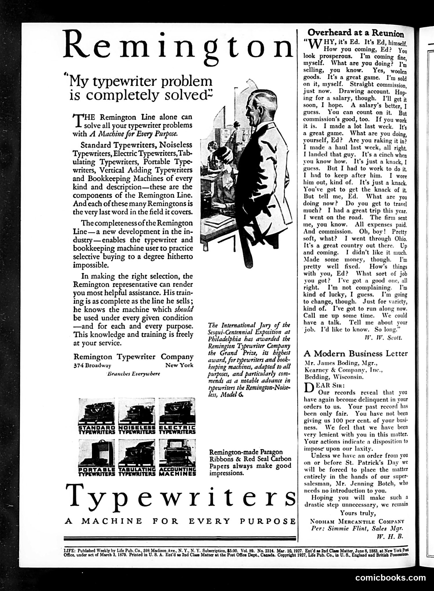 Life — March 10, 1927 — page 4 of 38