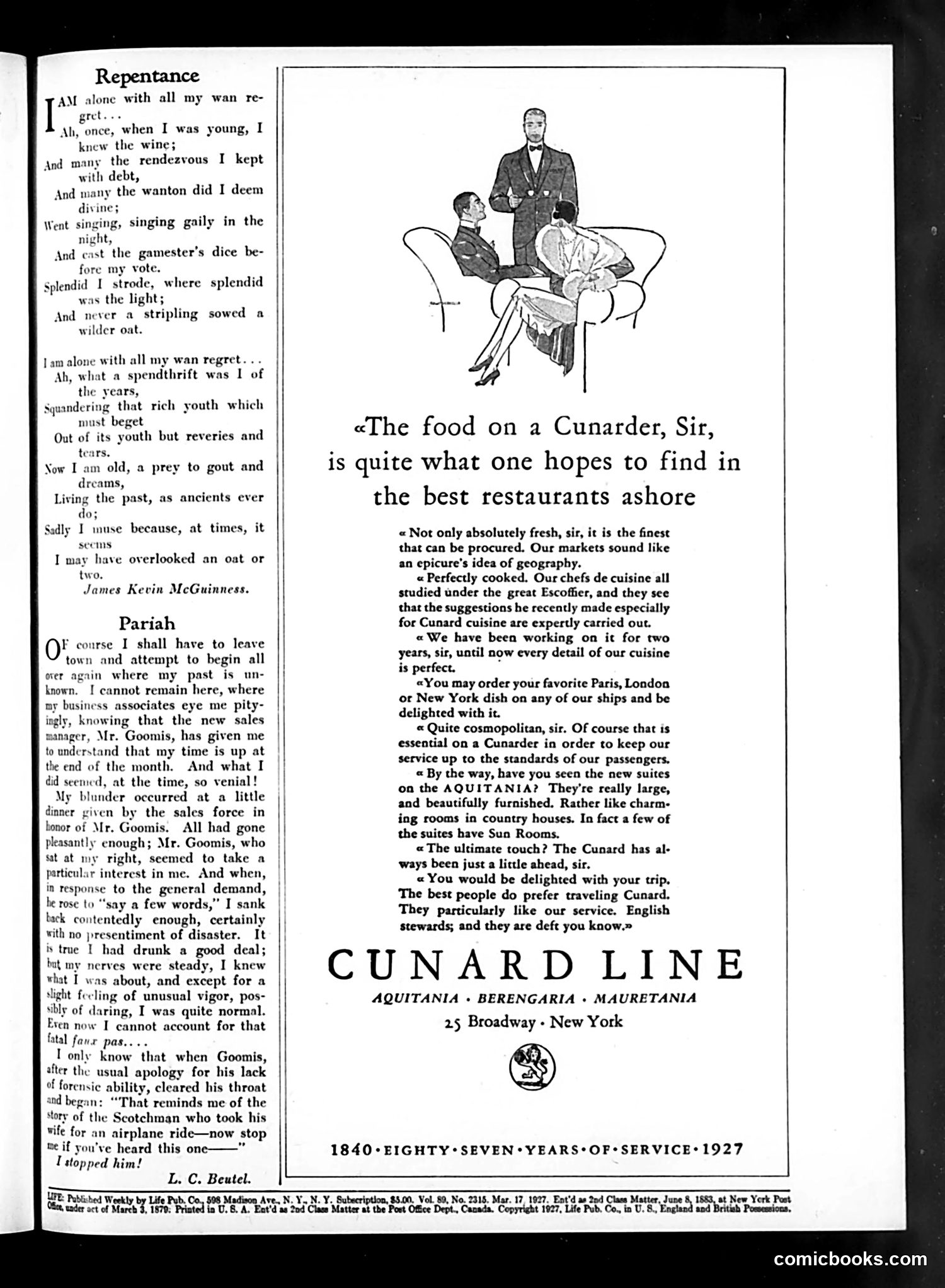Life — March 17, 1927 — page 3 of 43