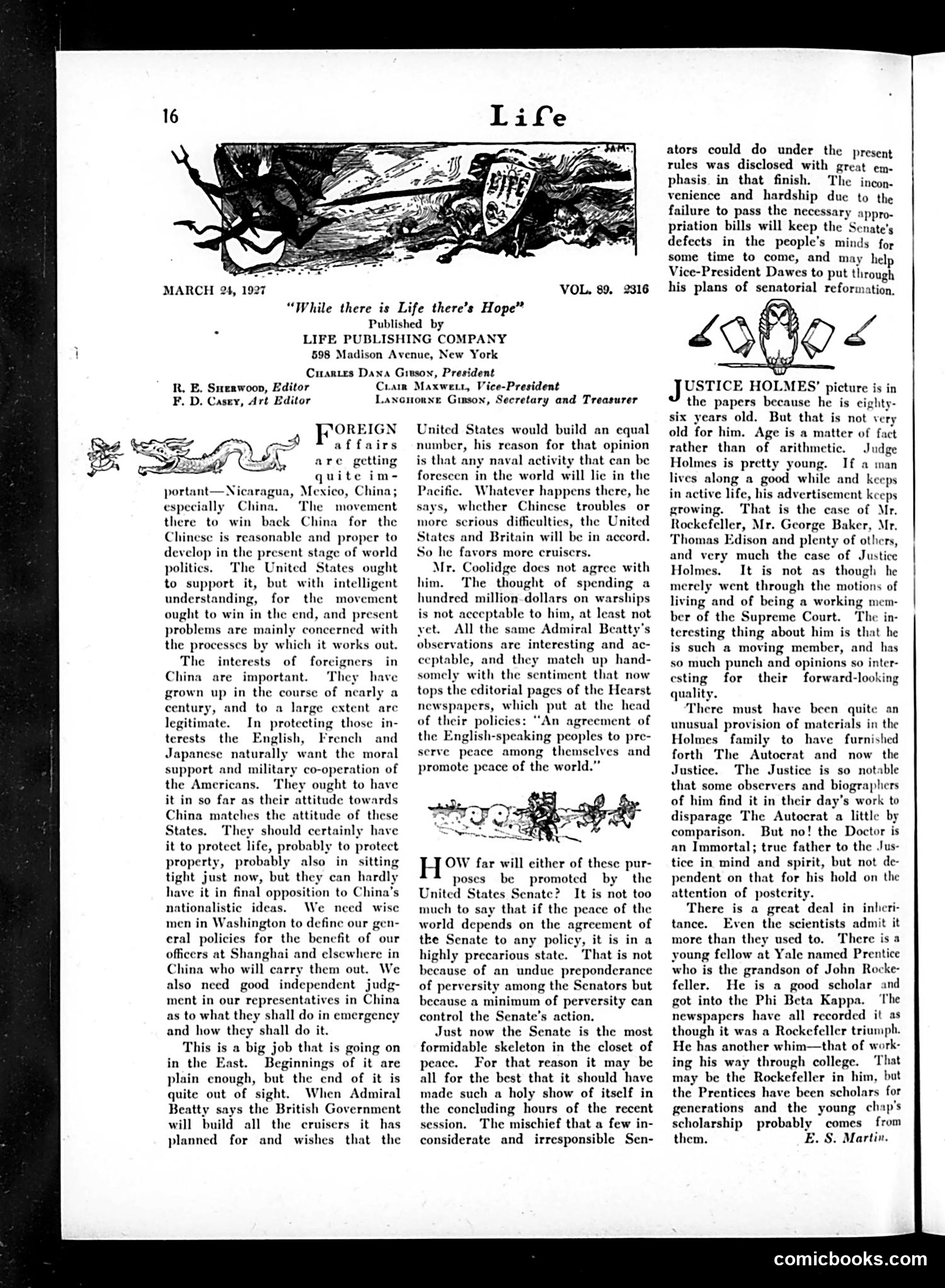 Life — March 24, 1927 — page 18 of 38