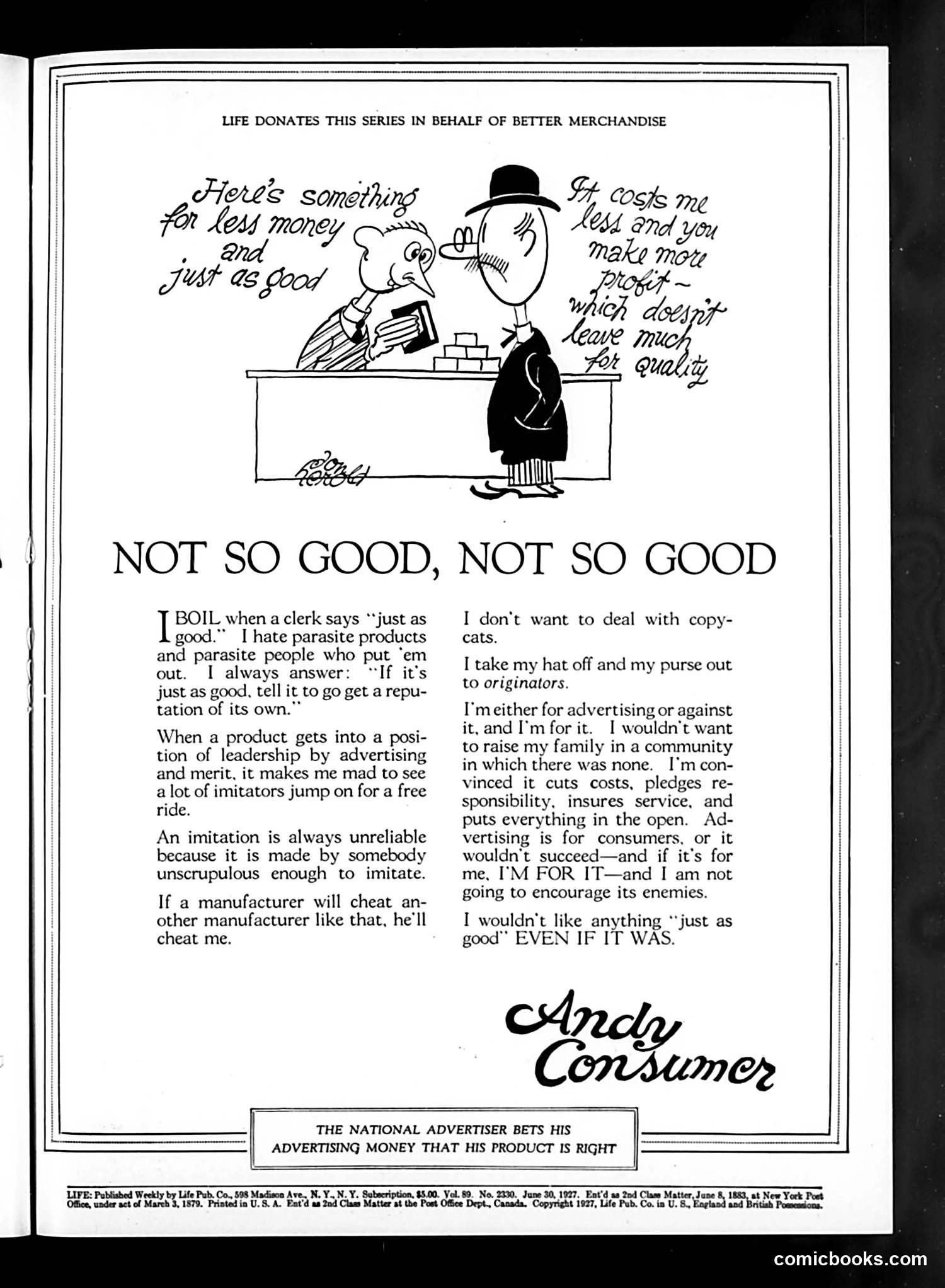 Life — June 30, 1927 — page 3 of 35