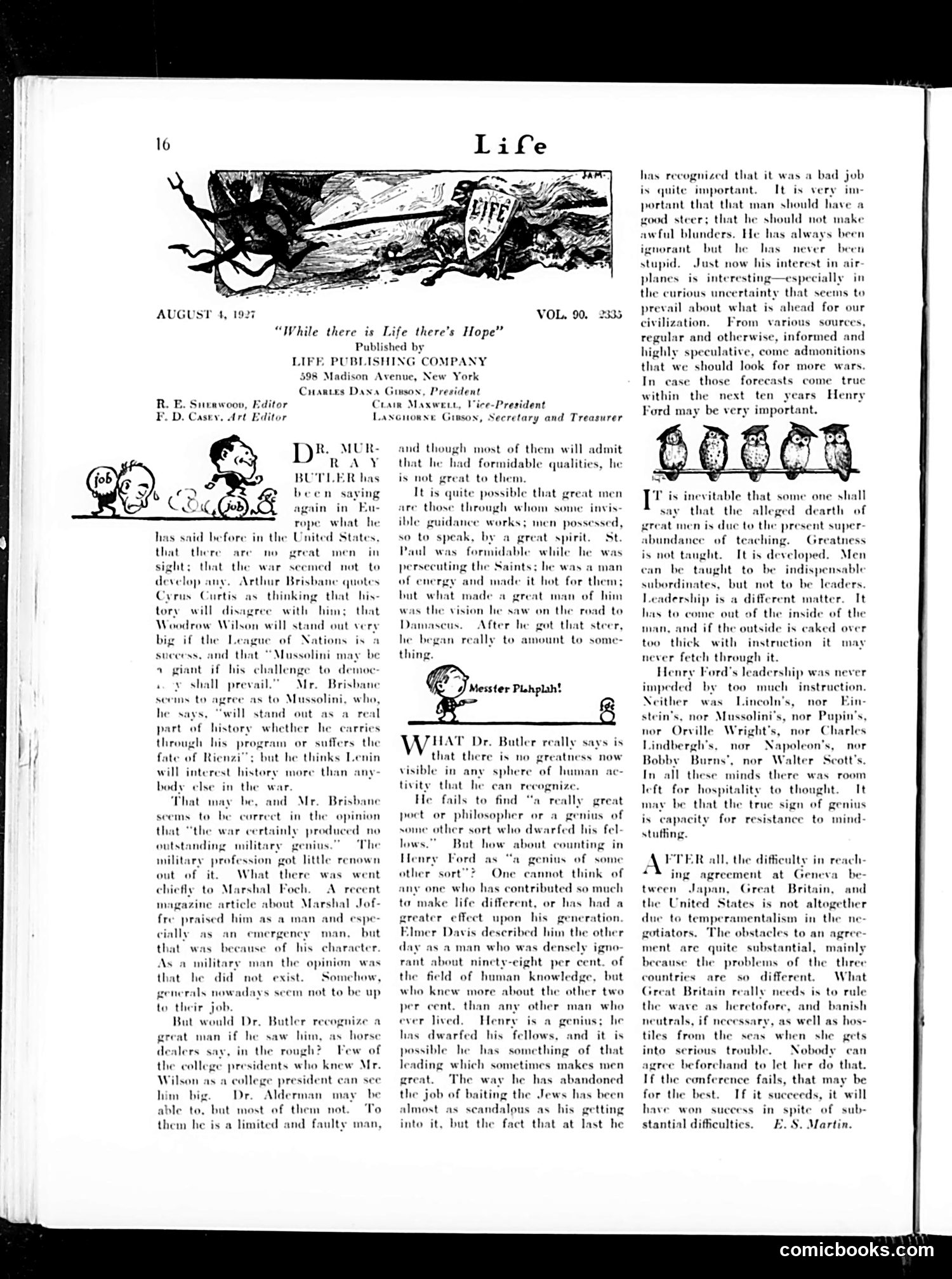 Life — August 4, 1927 — page 18 of 40