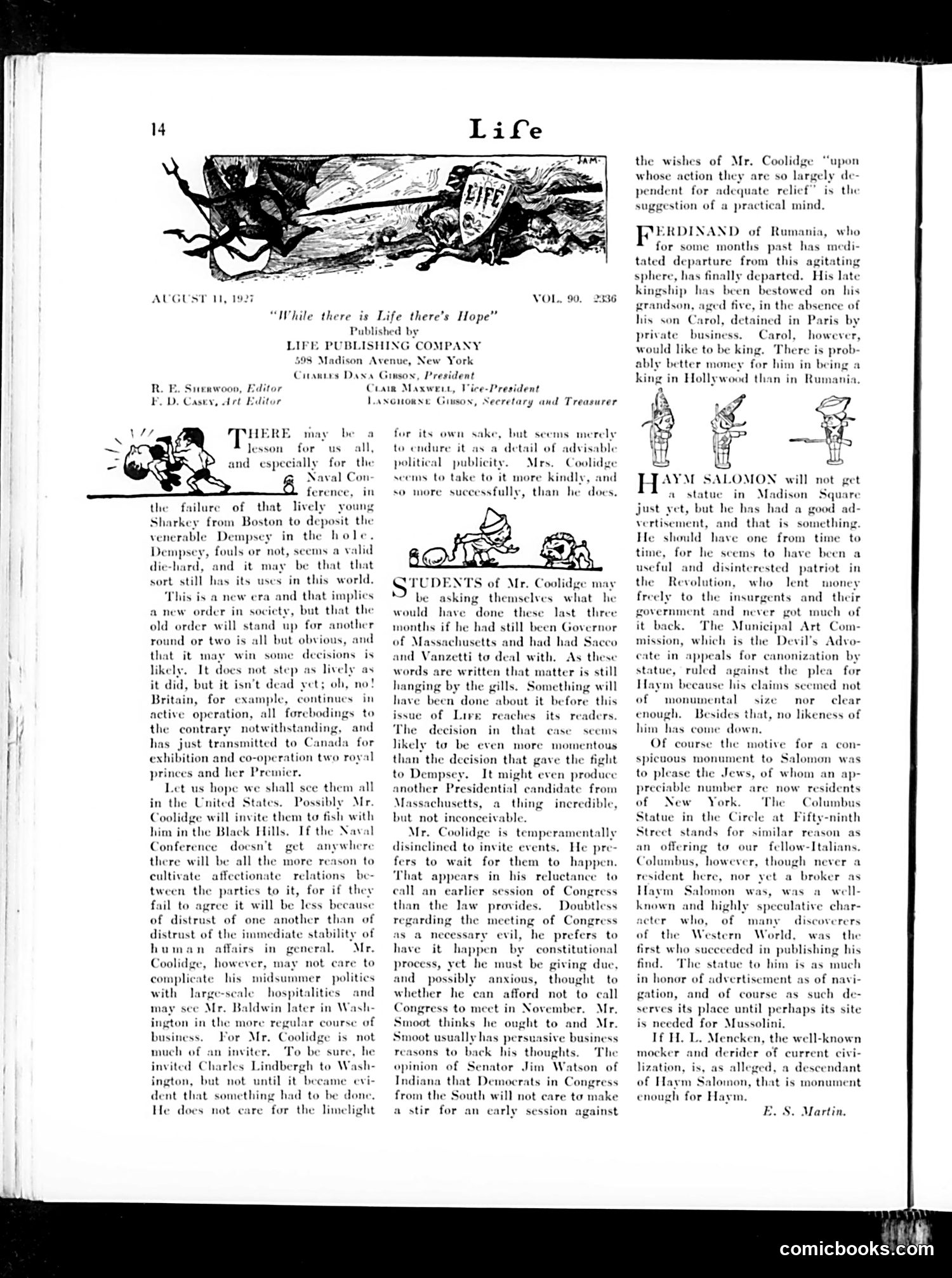 Life — August 11, 1927 — page 16 of 36