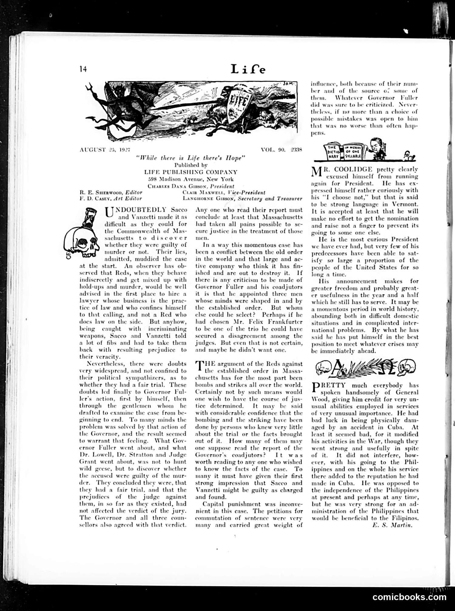 Life — August 25, 1927 — page 16 of 36