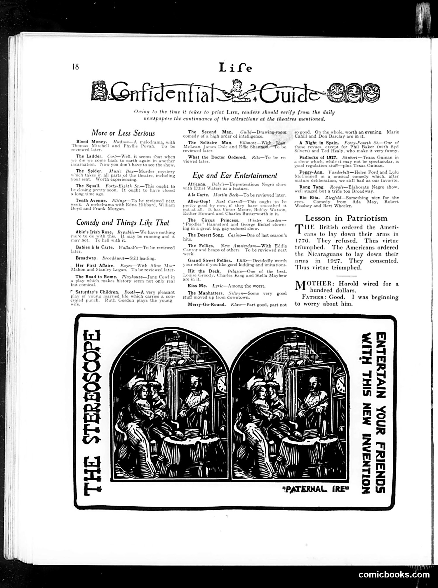 Life — August 25, 1927 — page 20 of 36
