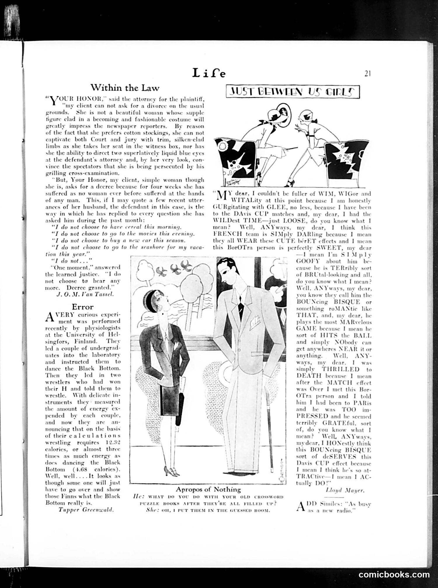 Life — August 25, 1927 — page 23 of 36