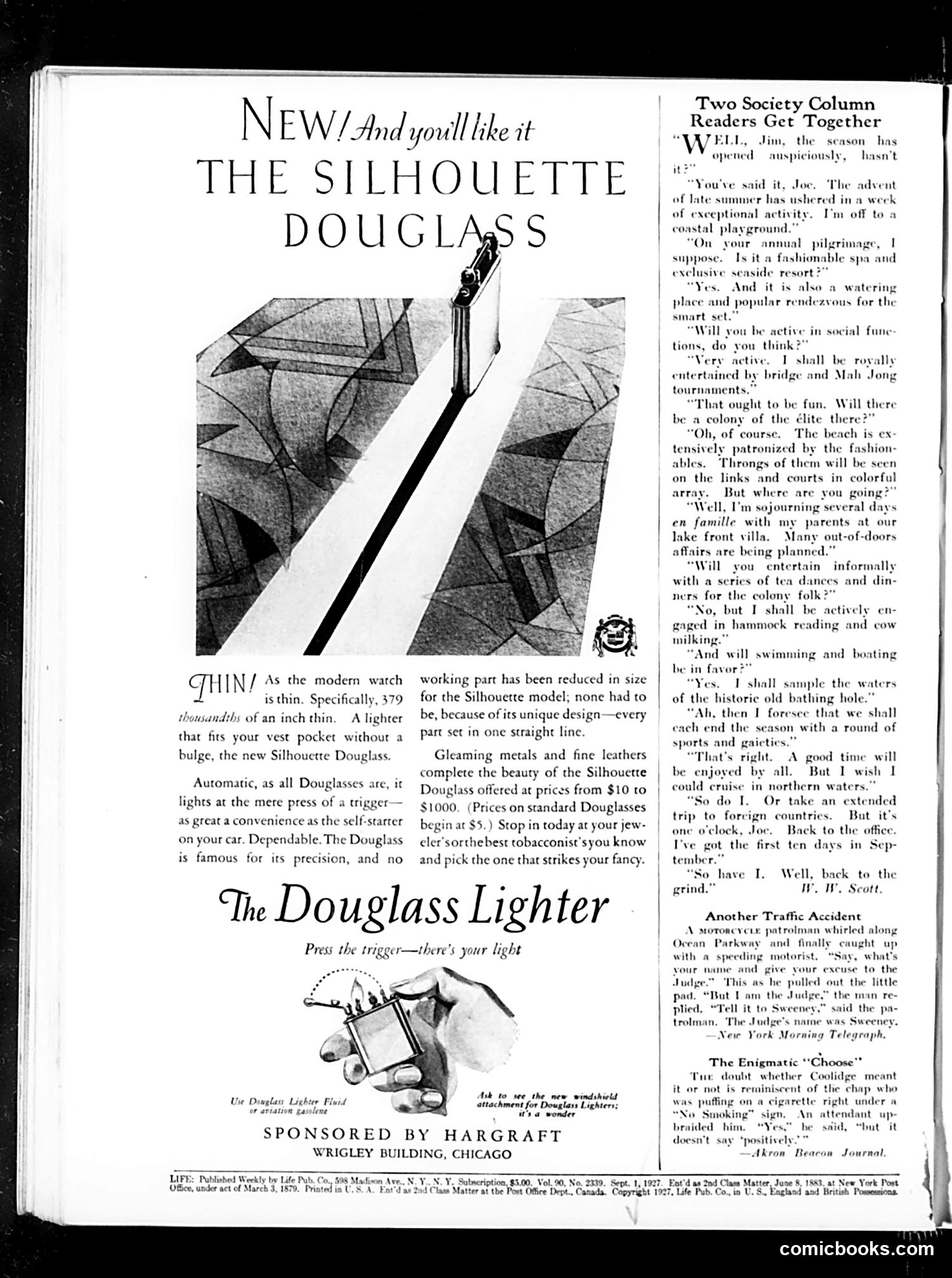 Life — September 1, 1927 — page 4 of 40