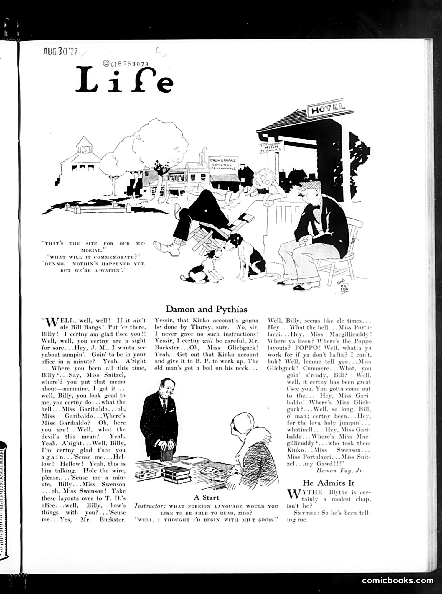 Life — September 1, 1927 — page 7 of 40