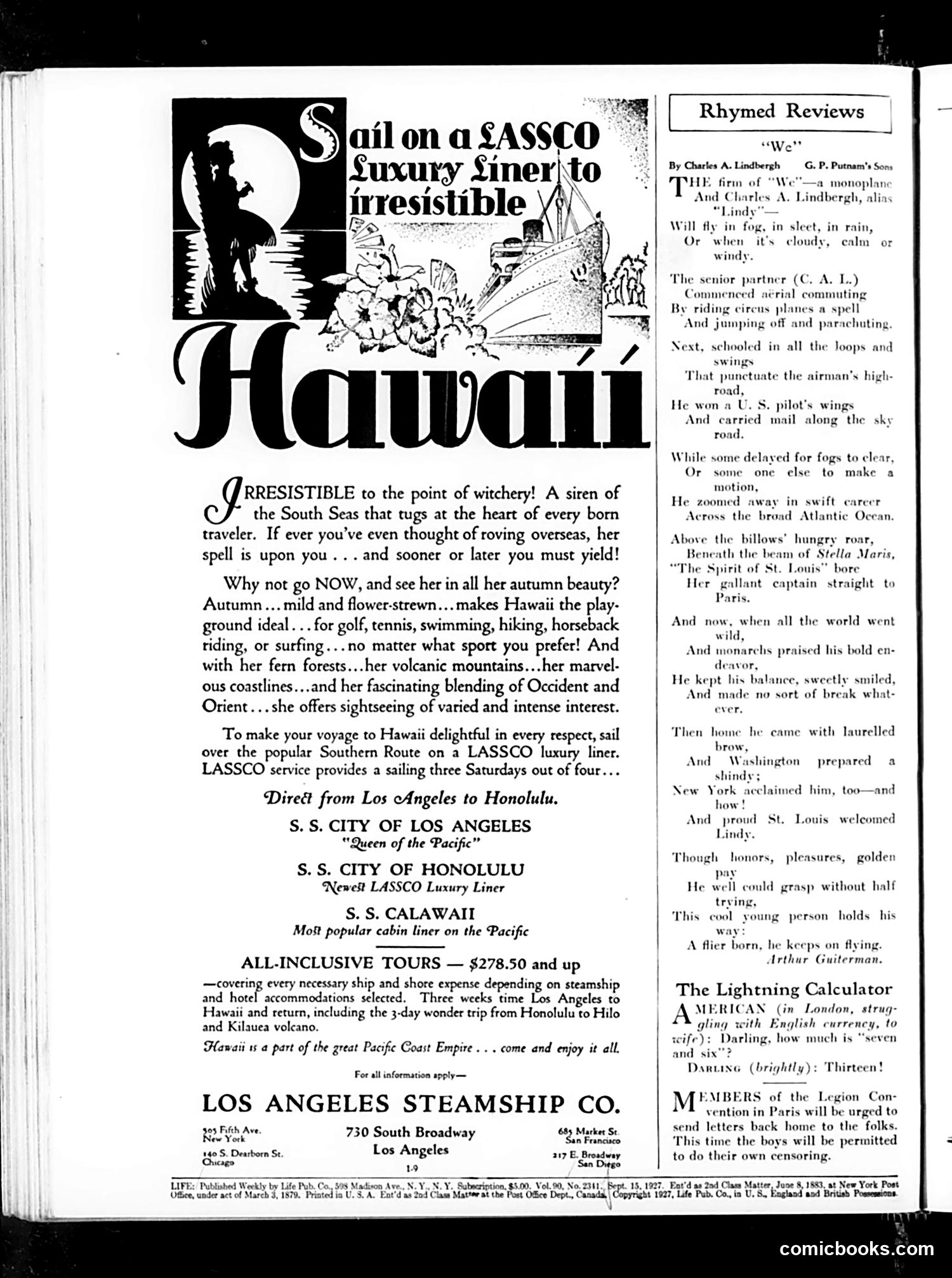 Life — September 15, 1927 — page 4 of 40