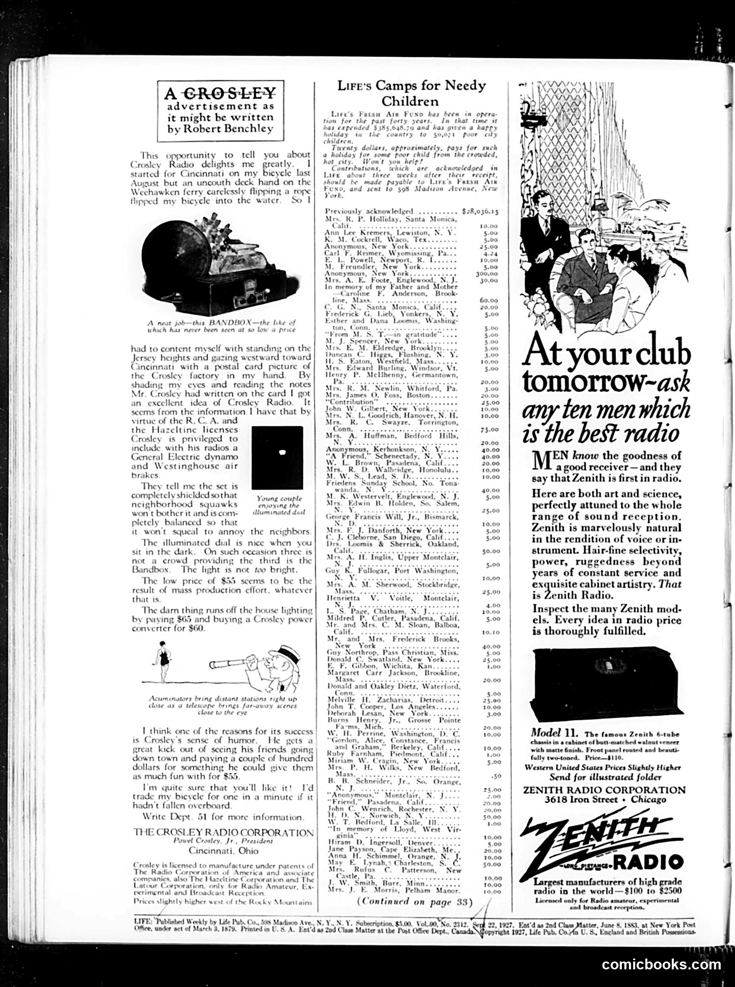 Life — September 22, 1927 — page 4 of 40