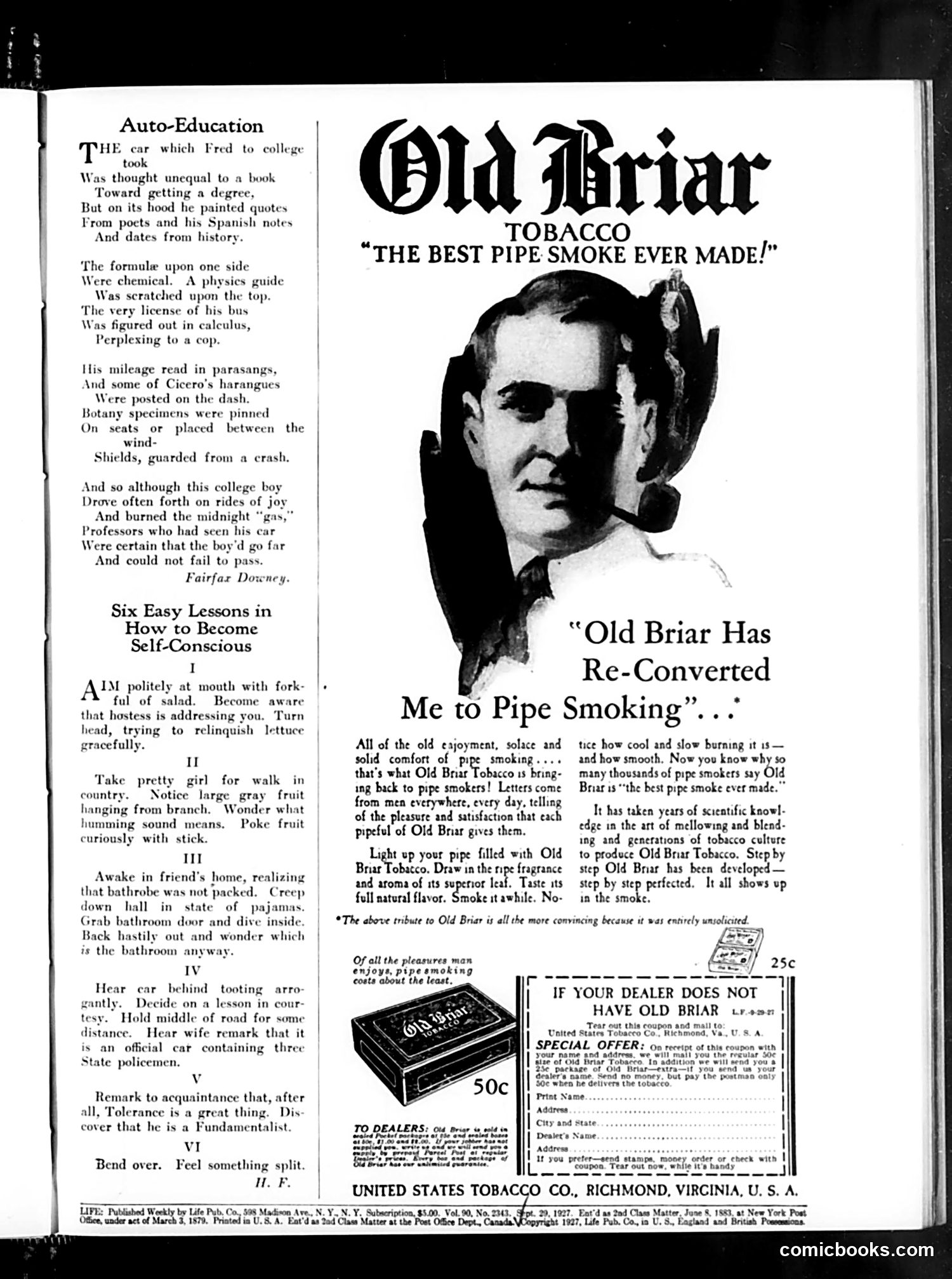 Life — September 29, 1927 — page 3 of 38