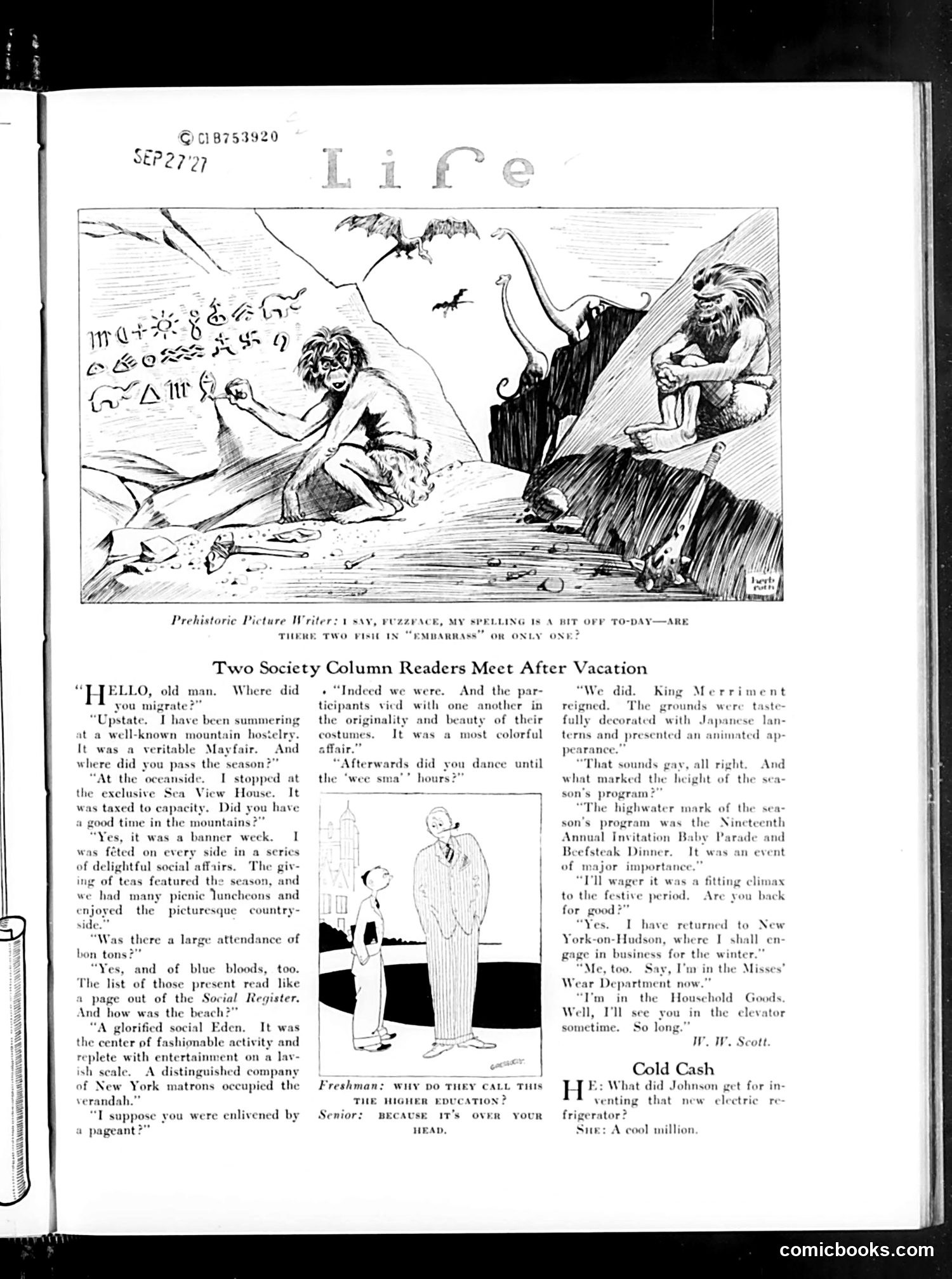 Life — September 29, 1927 — page 5 of 38