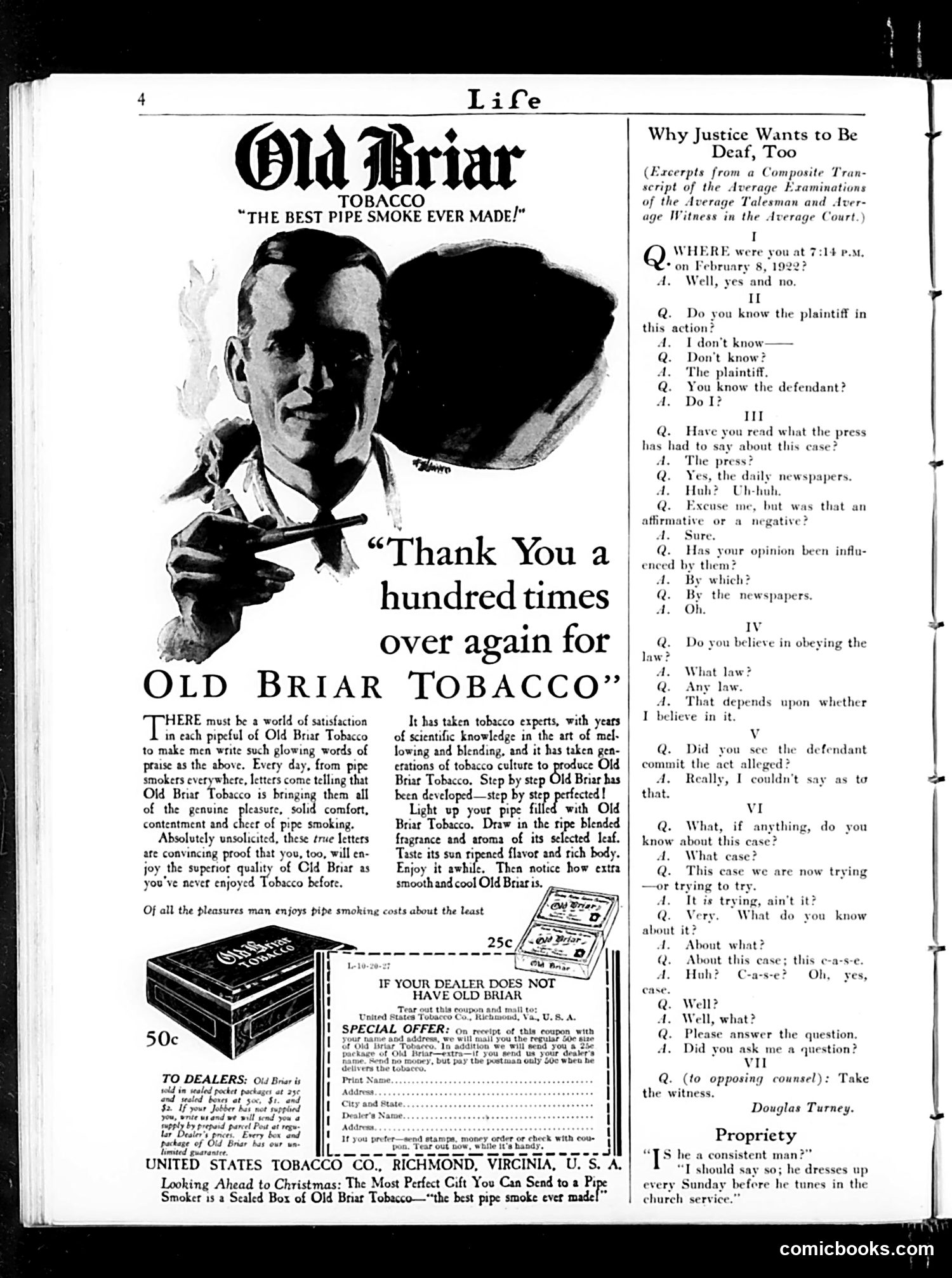 Life — October 20, 1927 — page 6 of 48