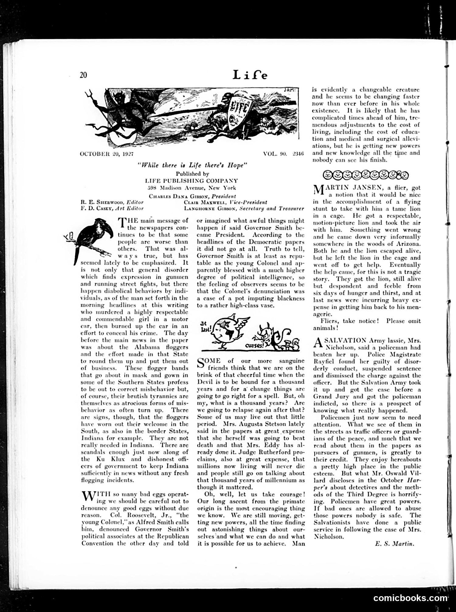 Life — October 20, 1927 — page 22 of 48