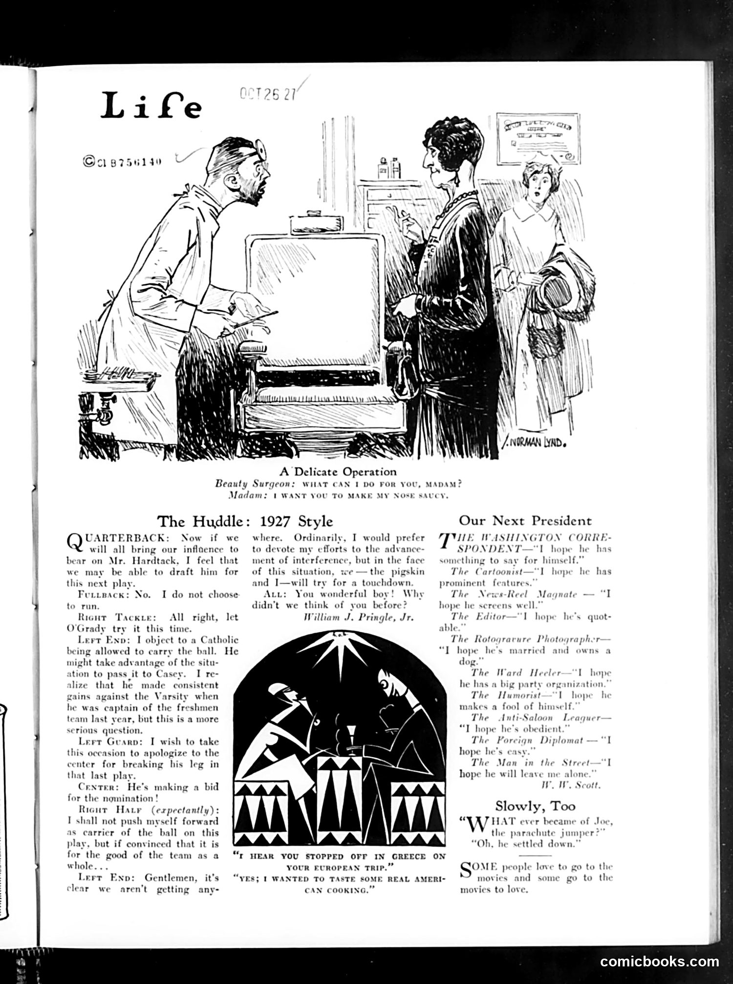 Life — October 27, 1927 — page 5 of 36
