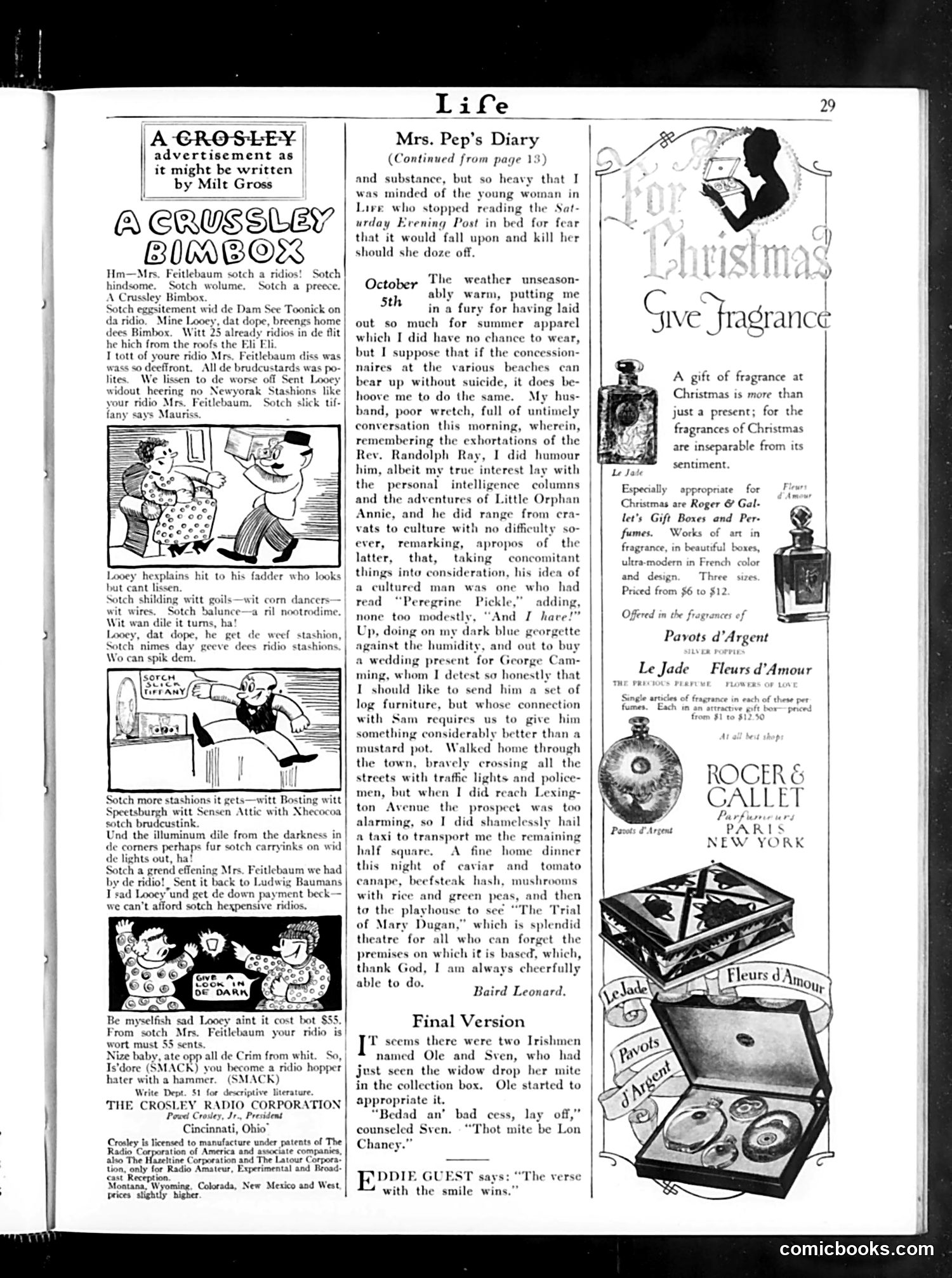 Life — October 27, 1927 — page 31 of 36
