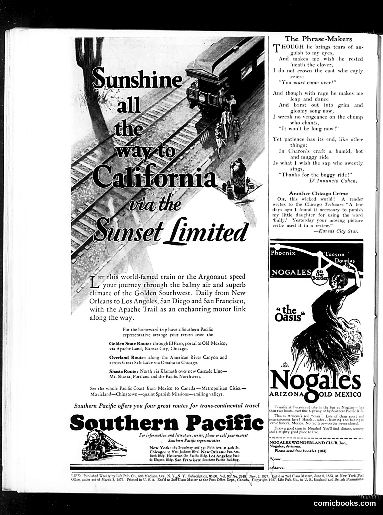 Life — November 3, 1927 — page 4 of 44