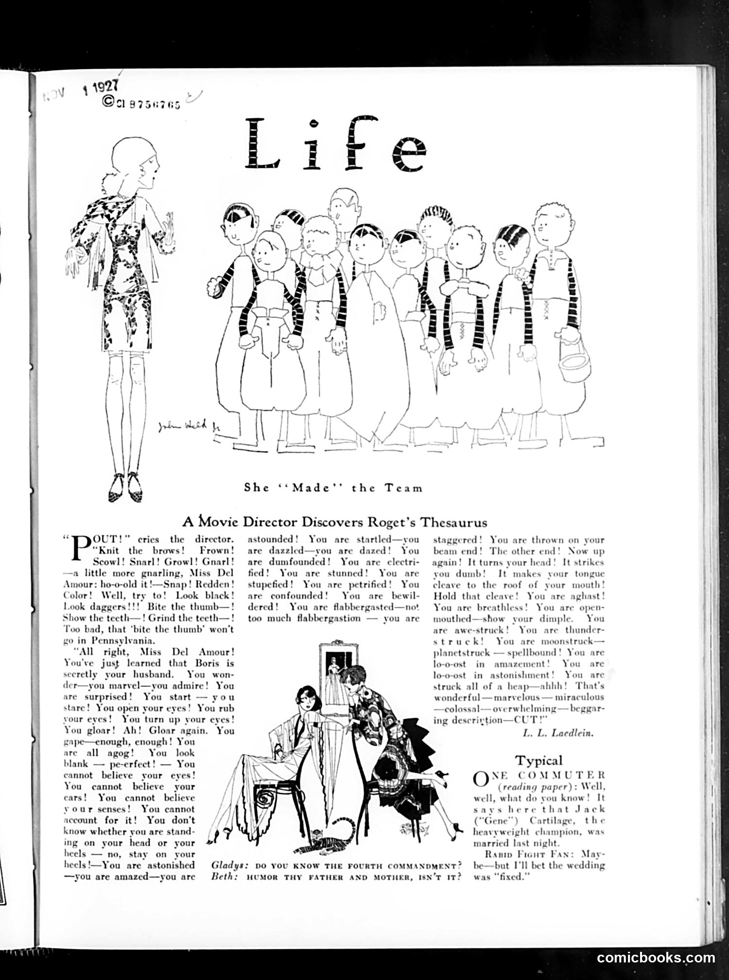Life — November 3, 1927 — page 9 of 44
