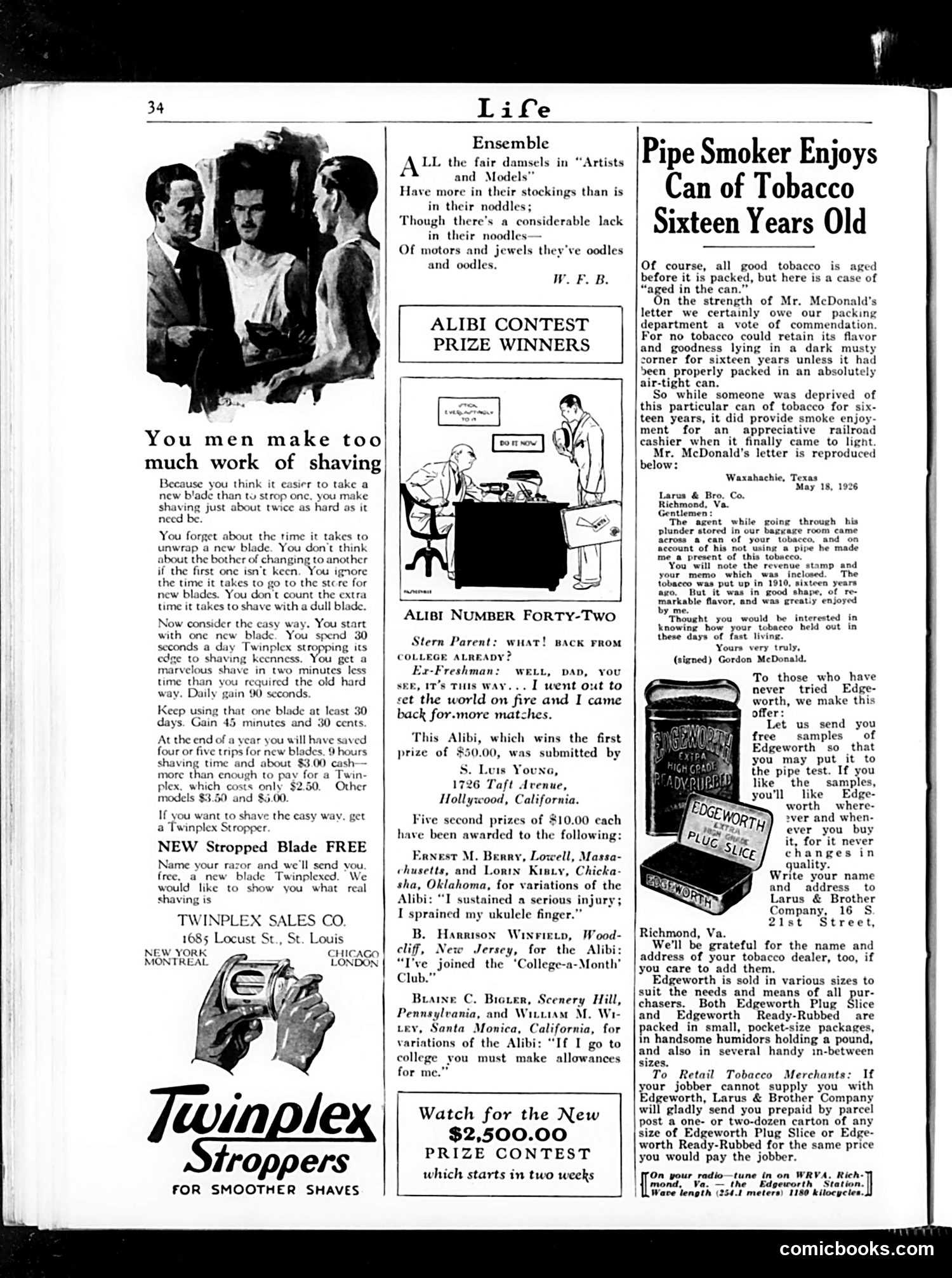 Life — November 3, 1927 — page 36 of 44