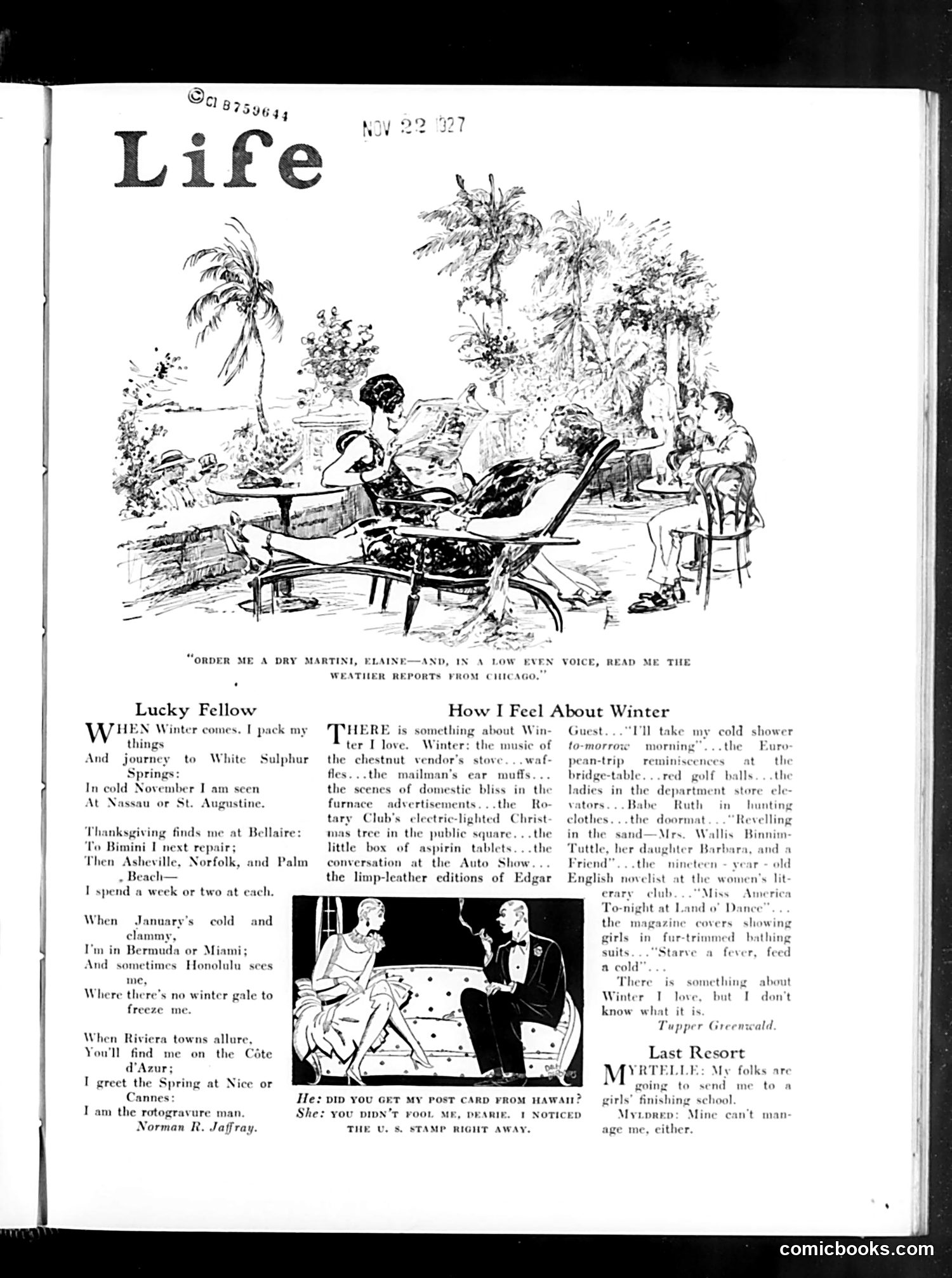 Life — November 24, 1927 — page 7 of 44