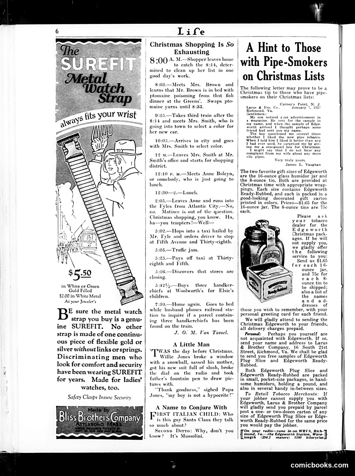 Life — December 1, 1927 — page 8 of 80
