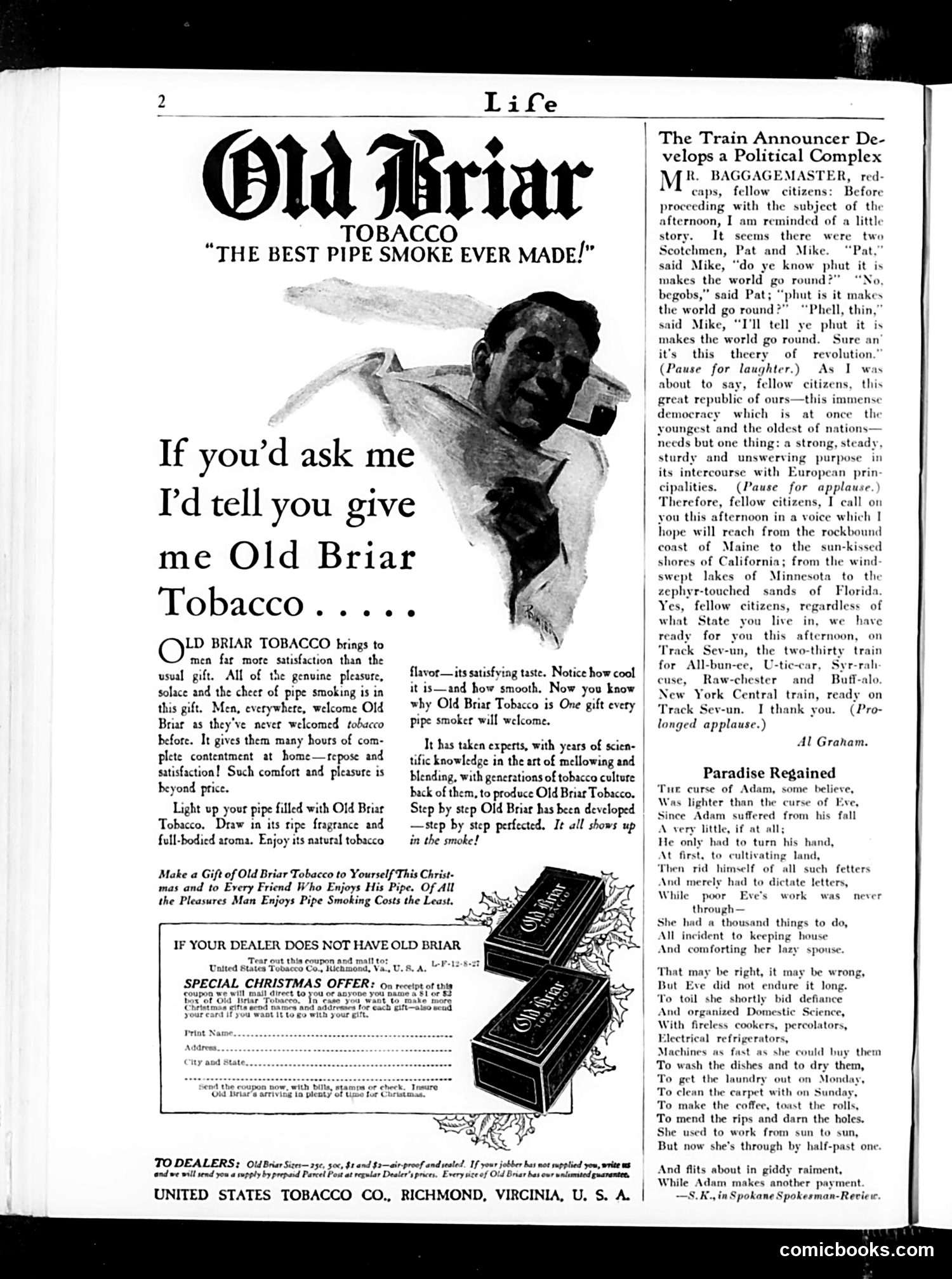 Life — December 8, 1927 — page 4 of 40