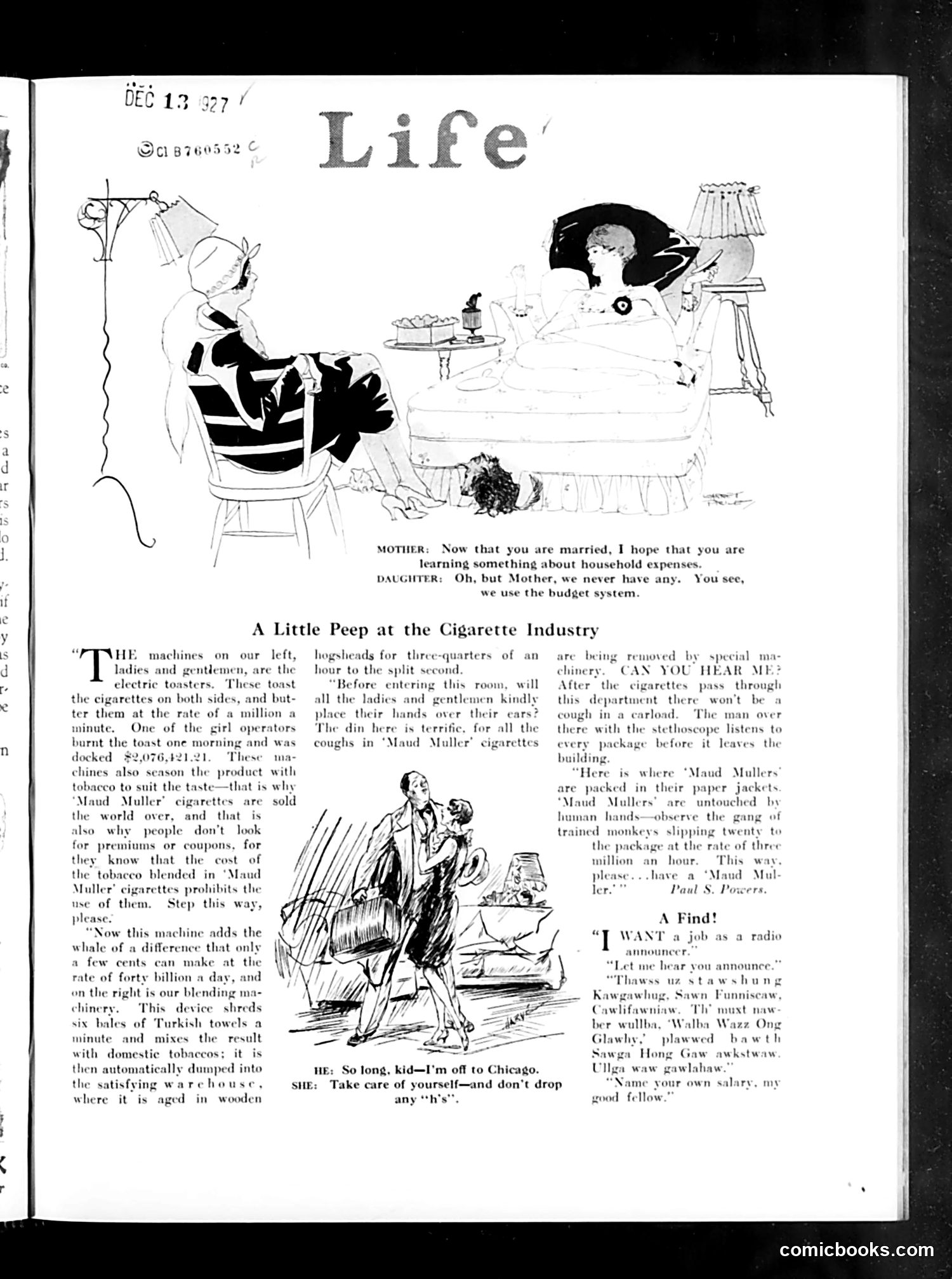 Life — December 15, 1927 — page 7 of 40