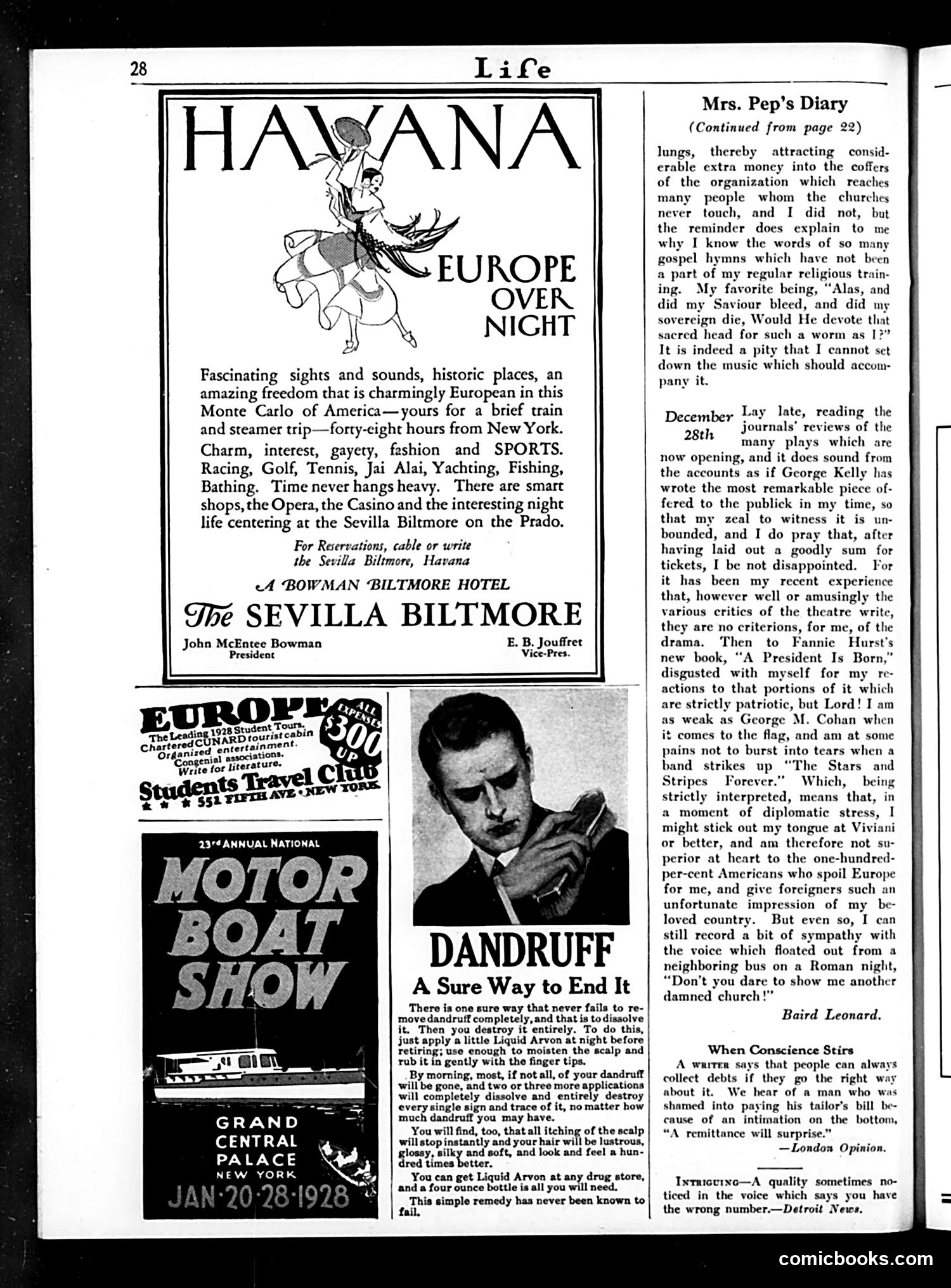 Life — January 19, 1928 — page 30 of 38