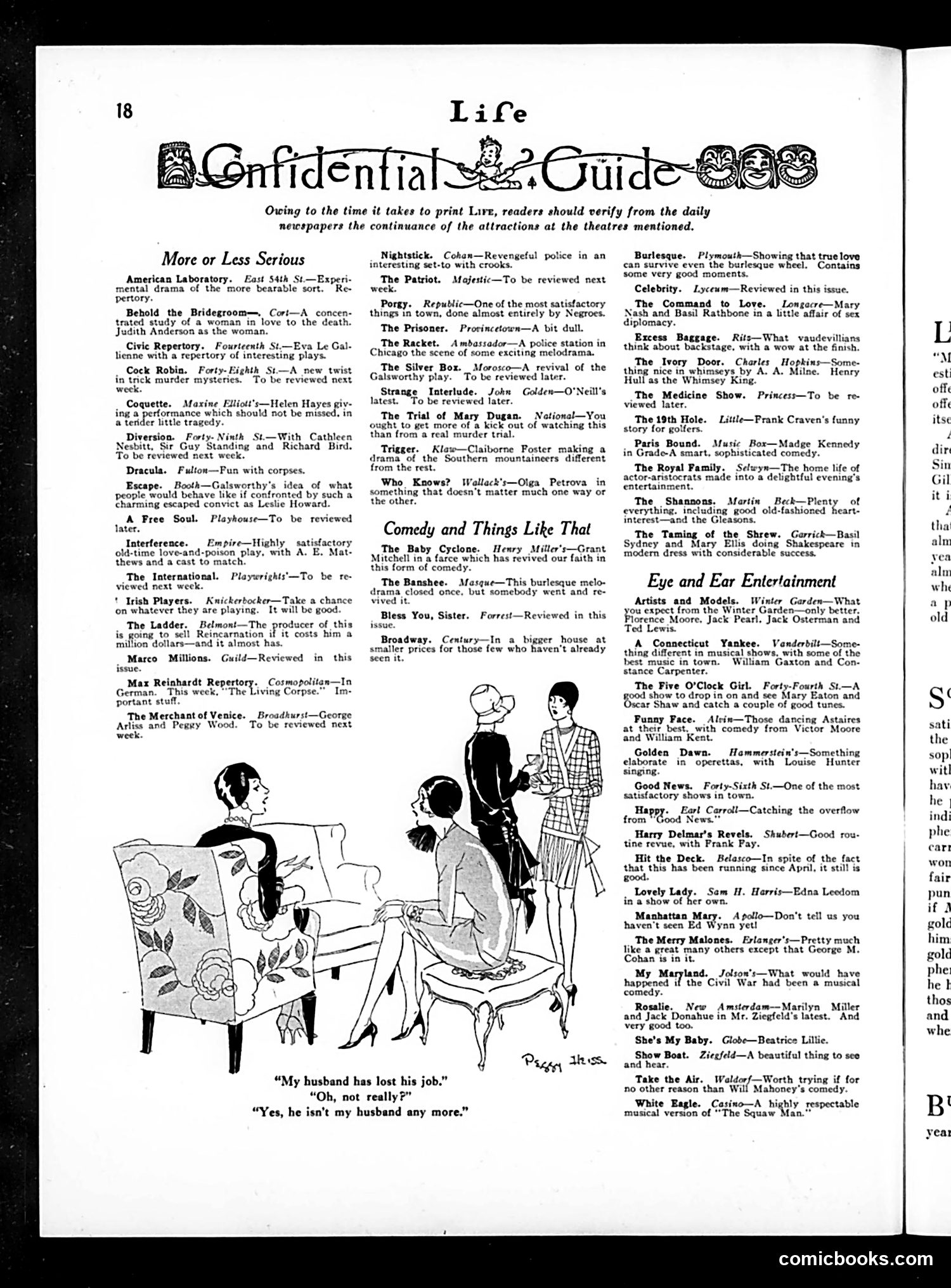 Life — January 26, 1928 — page 20 of 34
