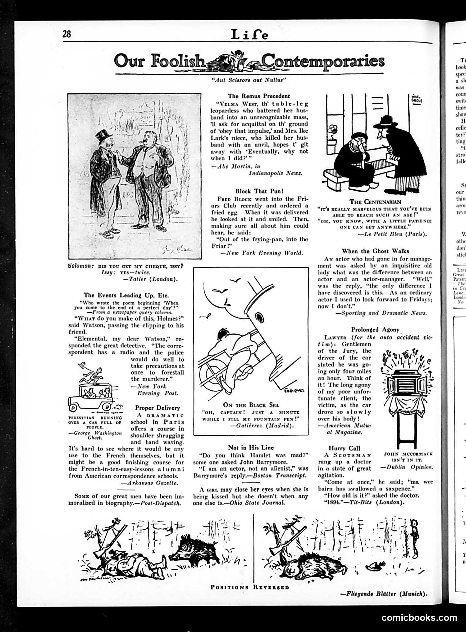 Life — January 26, 1928 — page 30 of 34