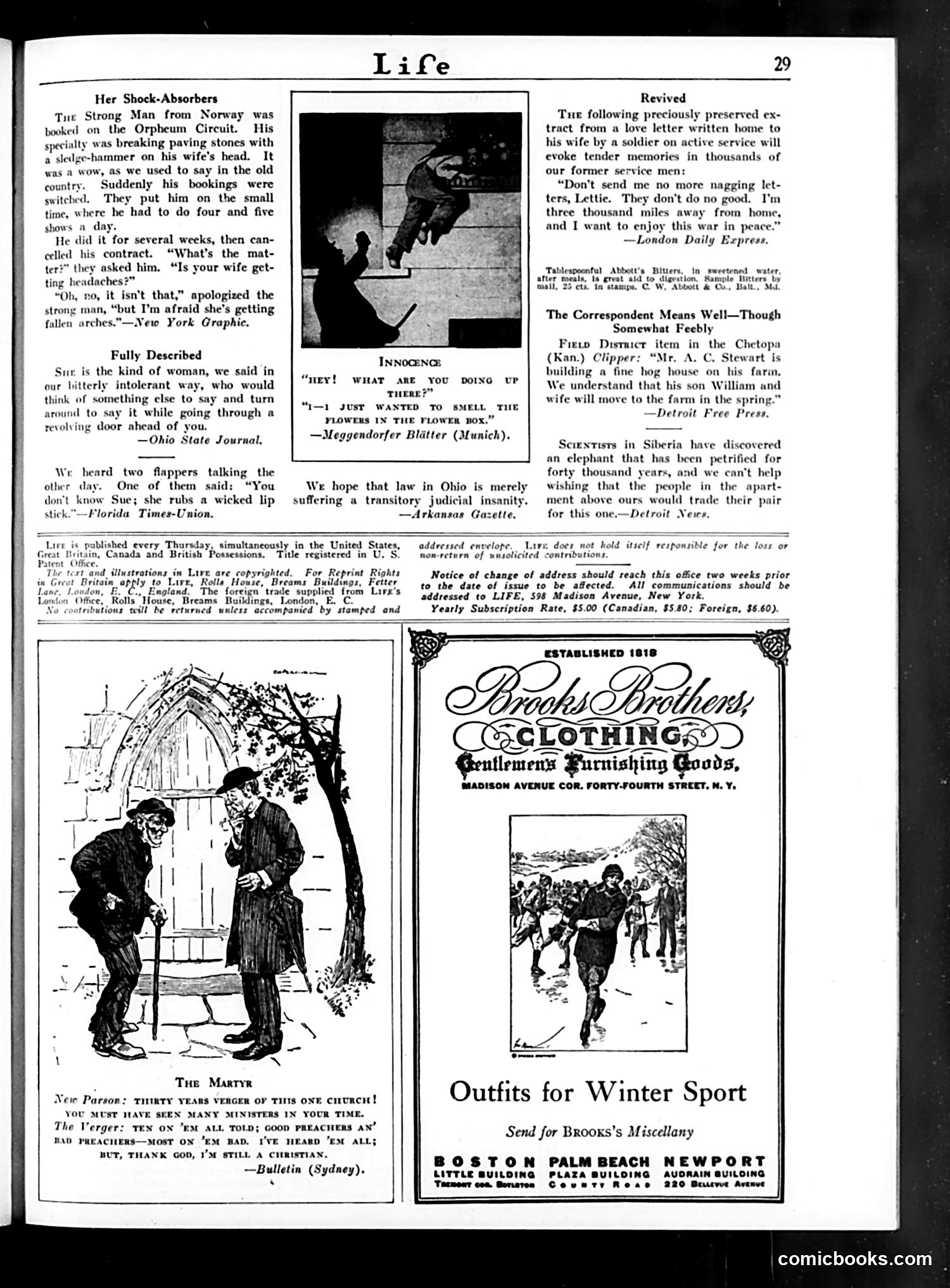 Life — January 26, 1928 — page 31 of 34