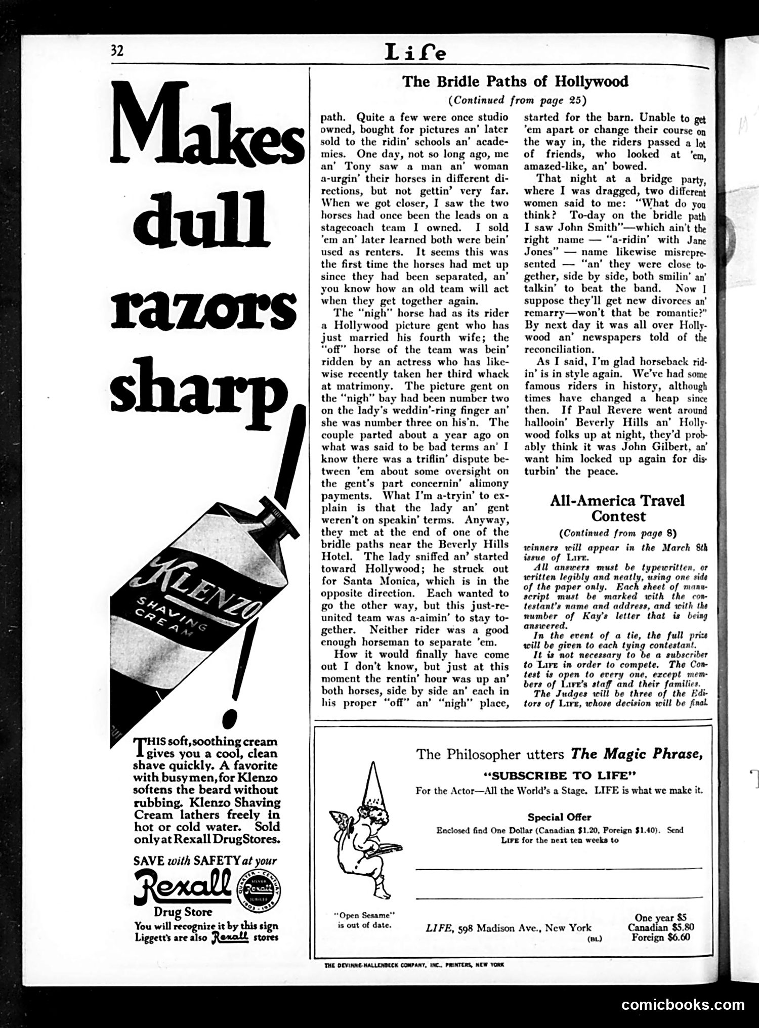 Life — January 26, 1928 — page 34 of 34