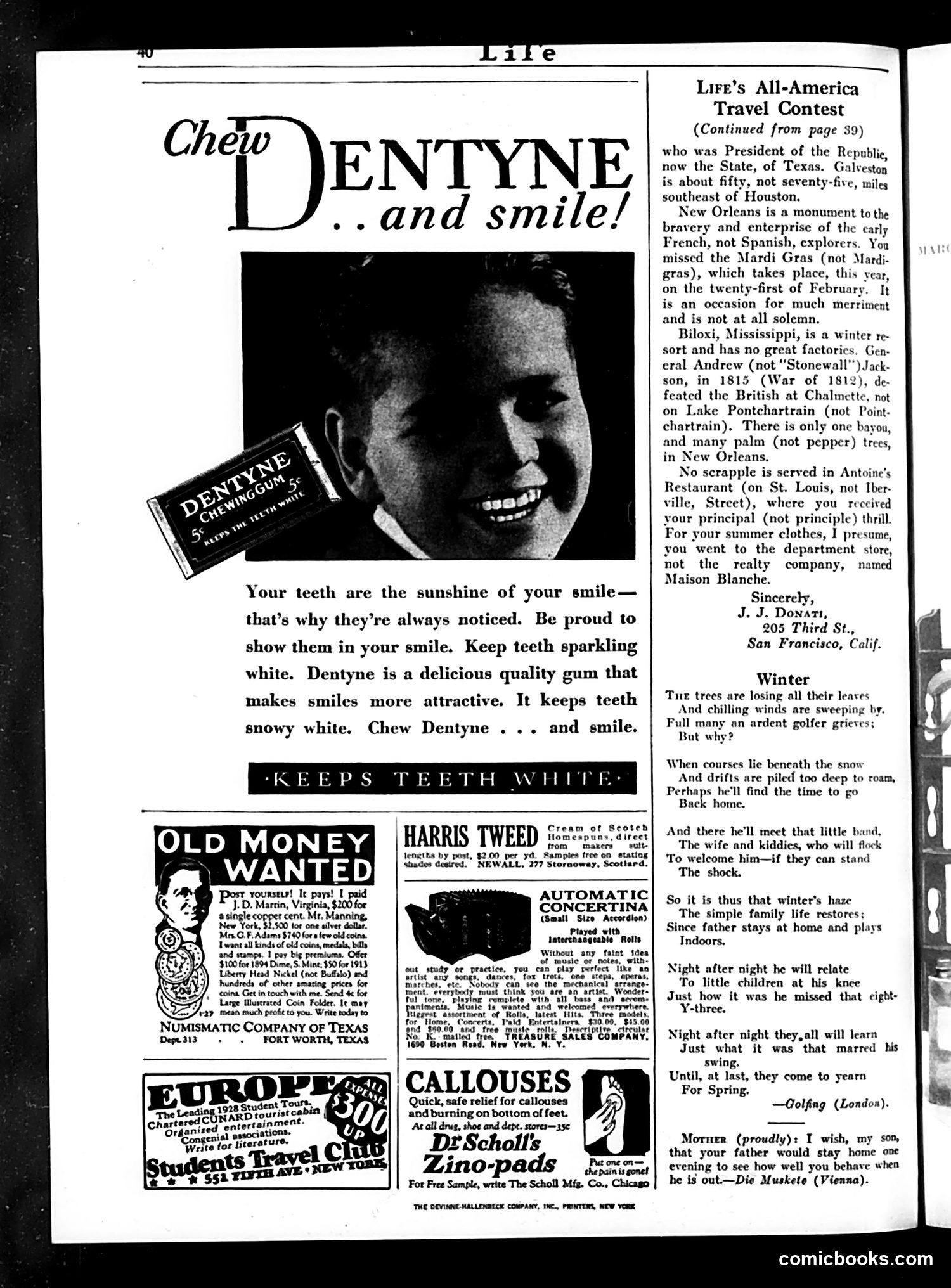 Life — March 1, 1928 — page 42 of 42