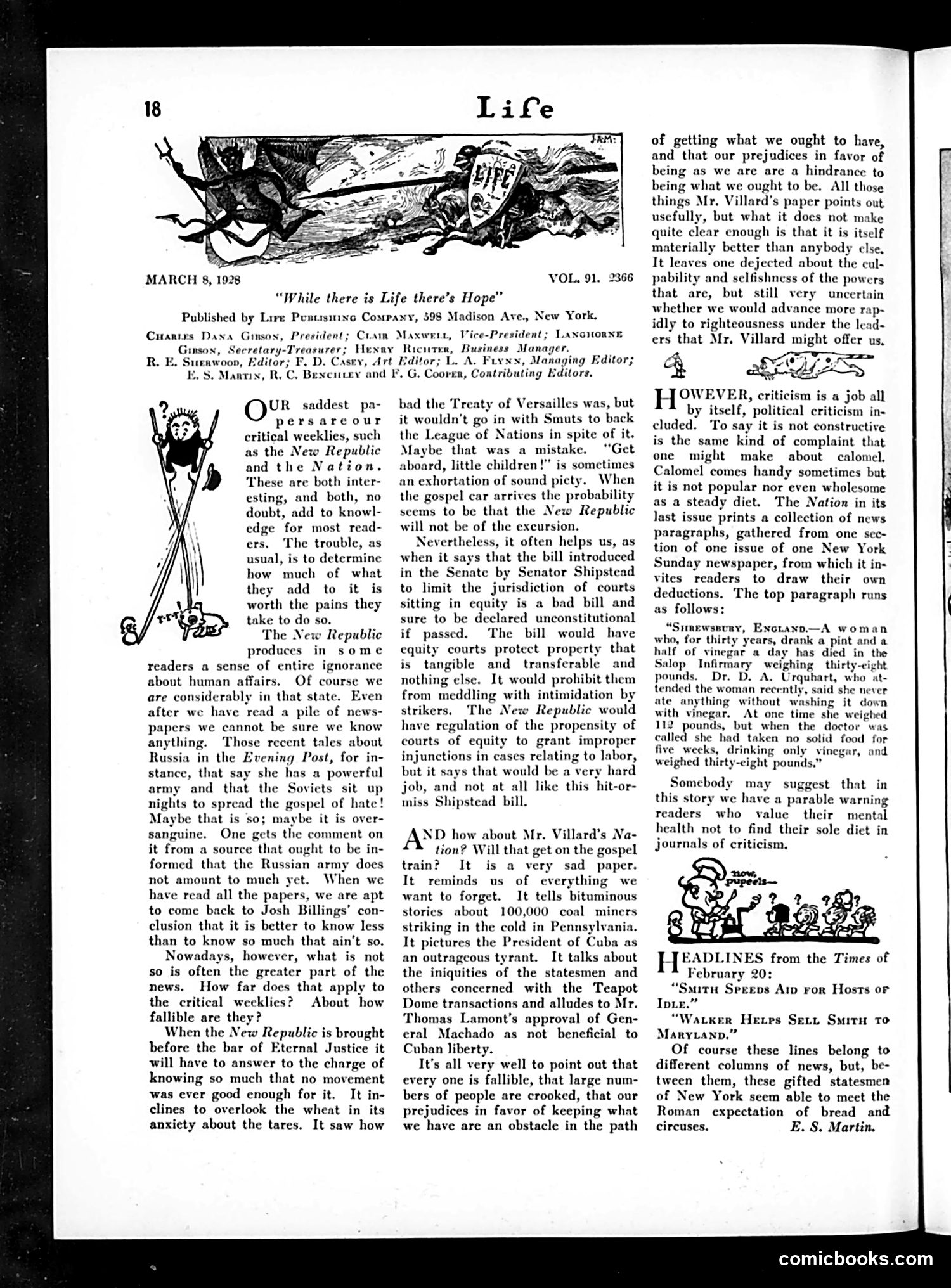 Life — March 8, 1928 — page 20 of 43