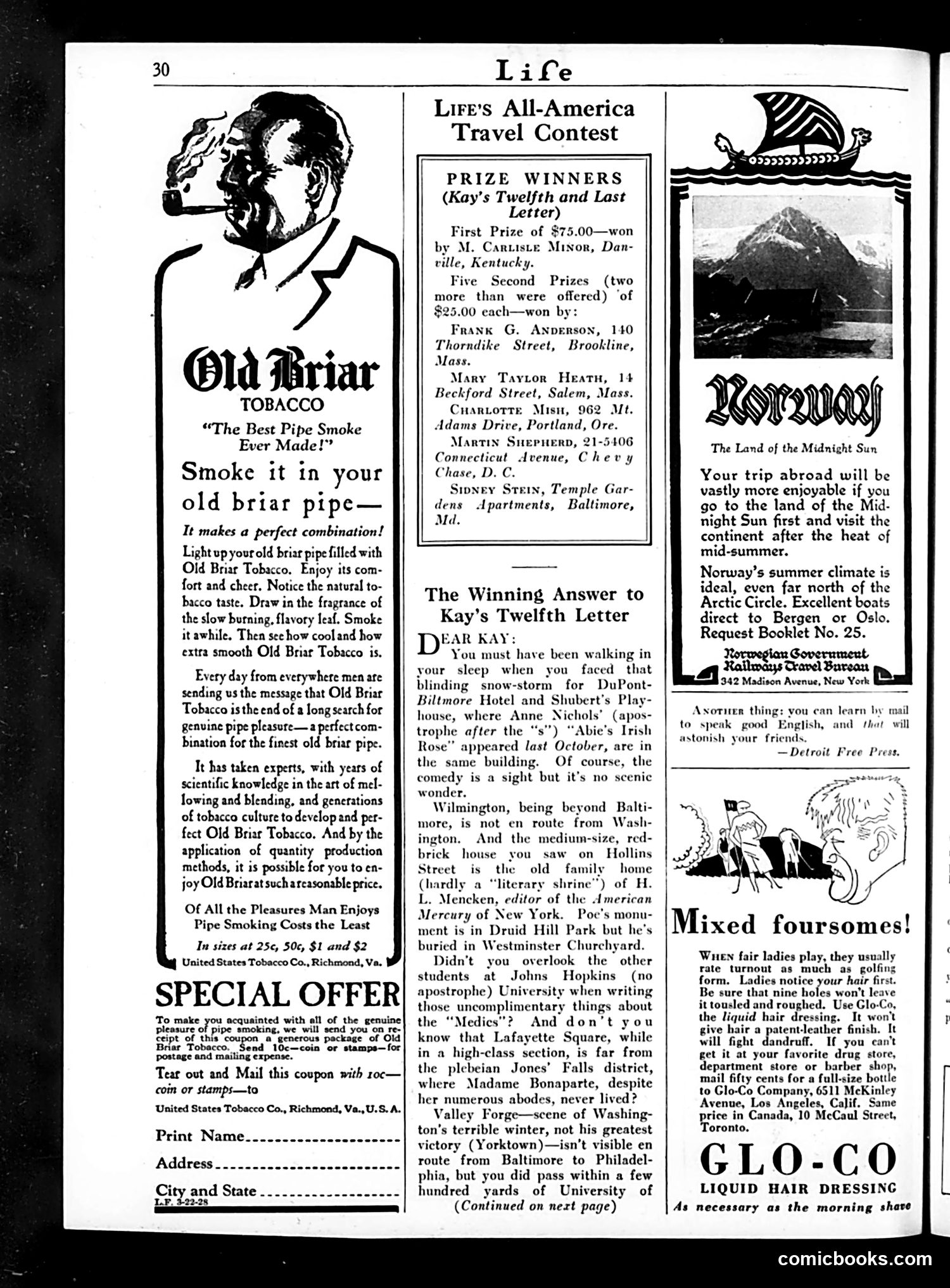 Life — March 22, 1928 — page 32 of 34