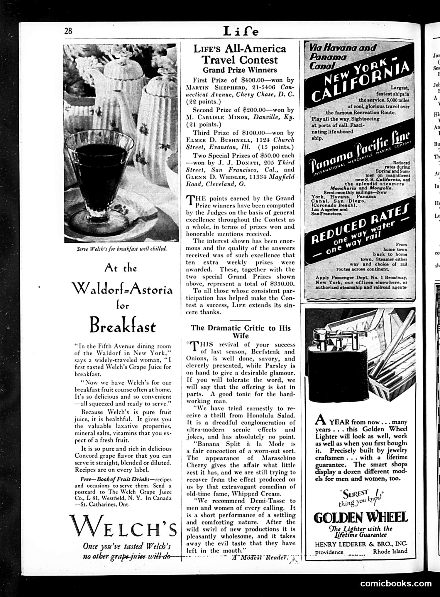 Life — March 29, 1928 — page 30 of 34