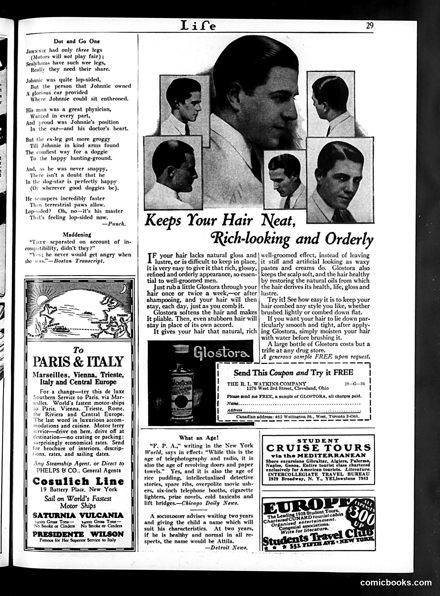 Life — March 29, 1928 — page 31 of 34