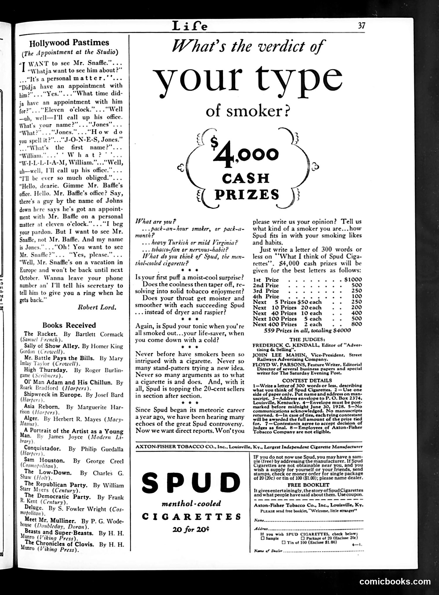 Life — April 19, 1928 — page 39 of 43