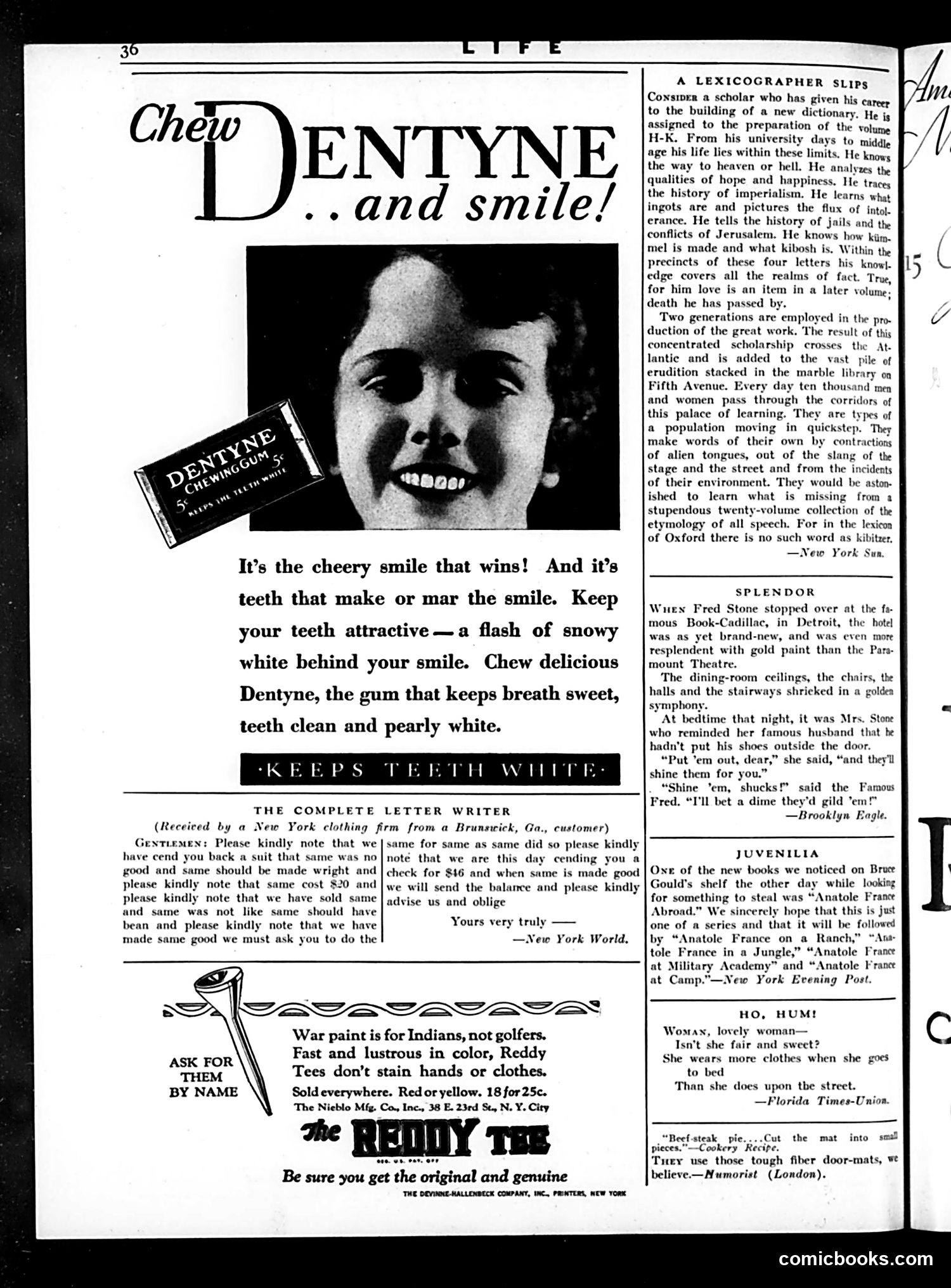 Life — May 24, 1928 — page 38 of 38