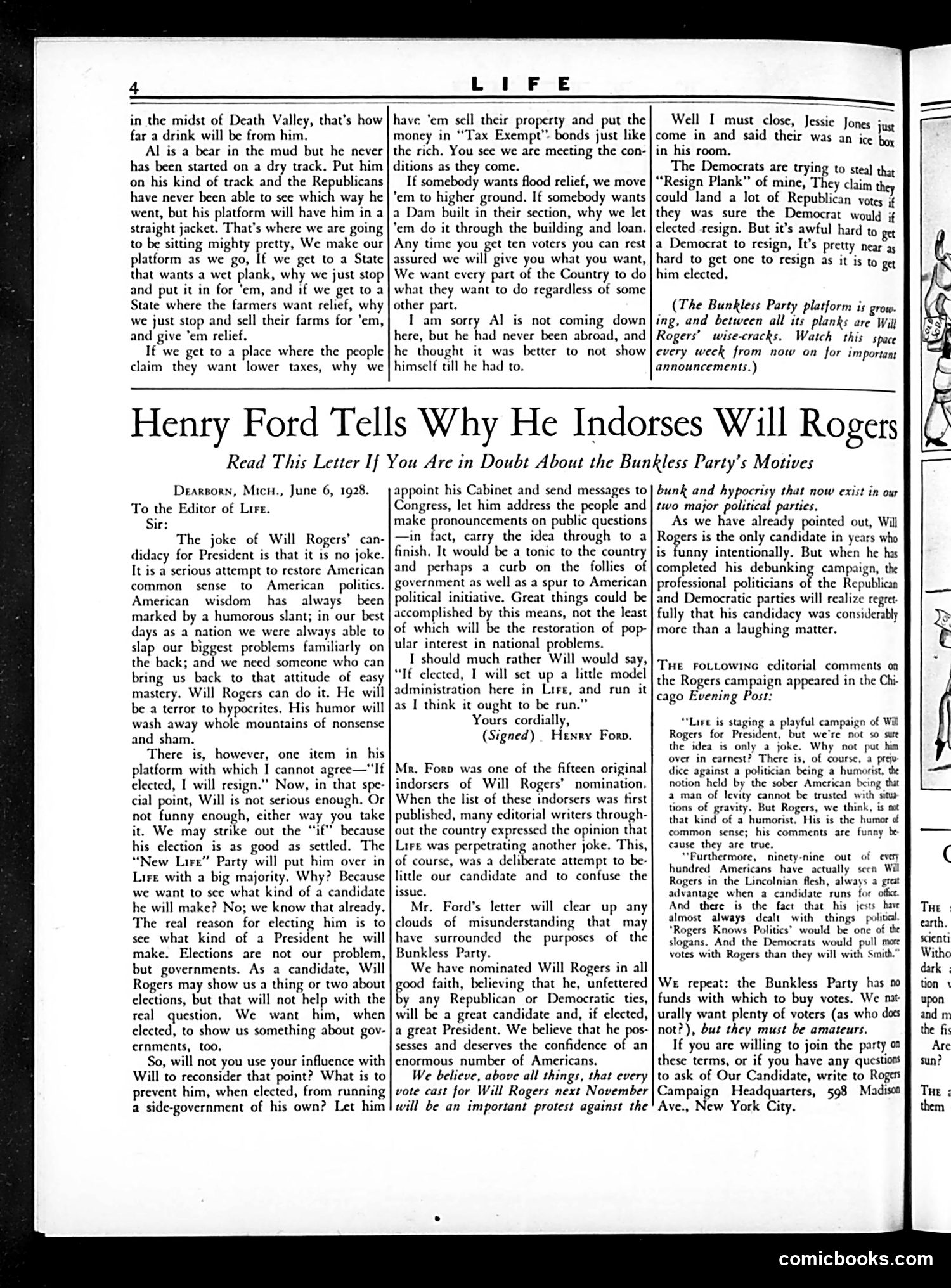 Life — June 21, 1928 — page 6 of 38