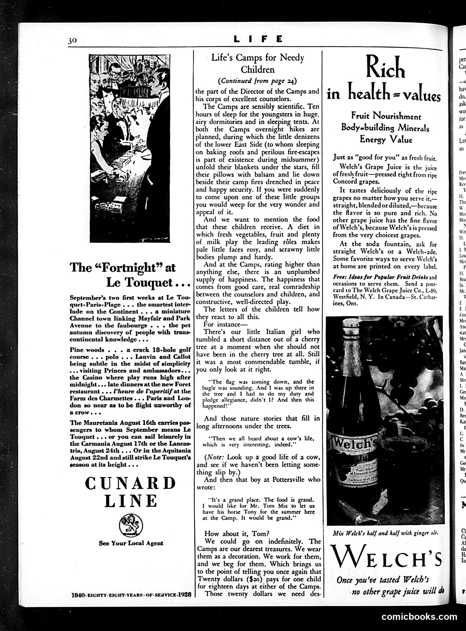Life — July 19, 1928 — page 32 of 40