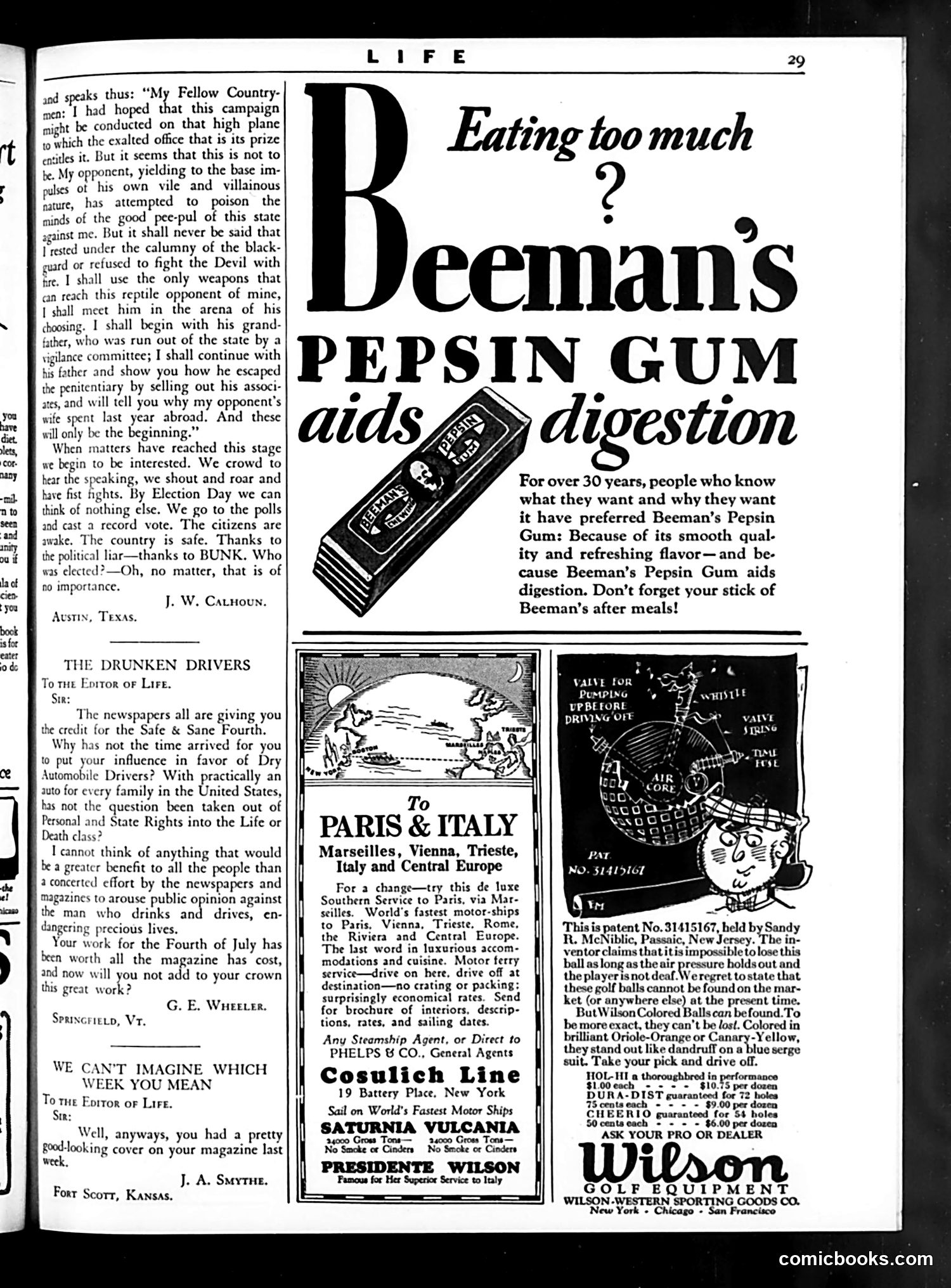 Life — August 2, 1928 — page 31 of 36