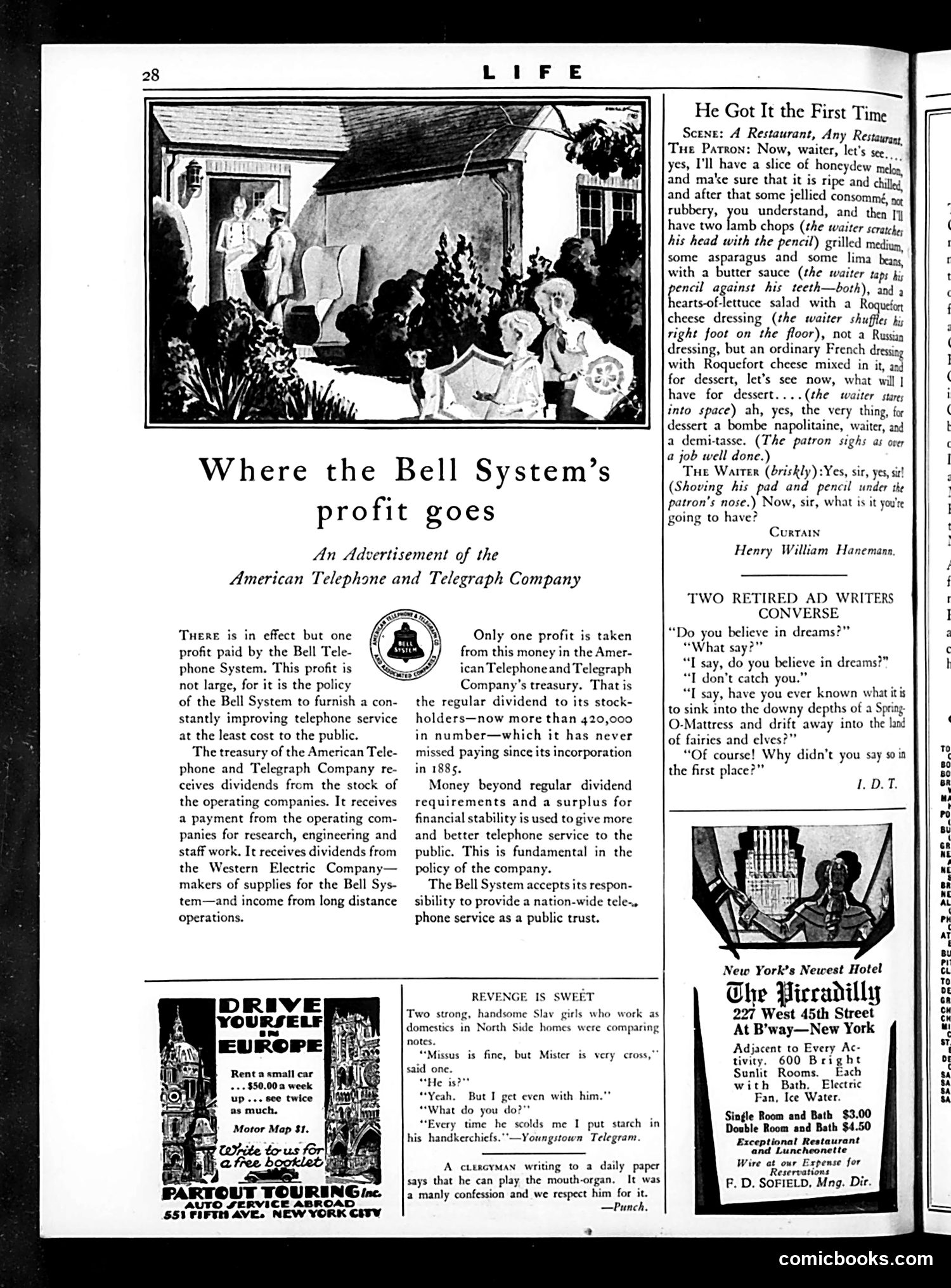 Life — August 9, 1928 — page 30 of 40
