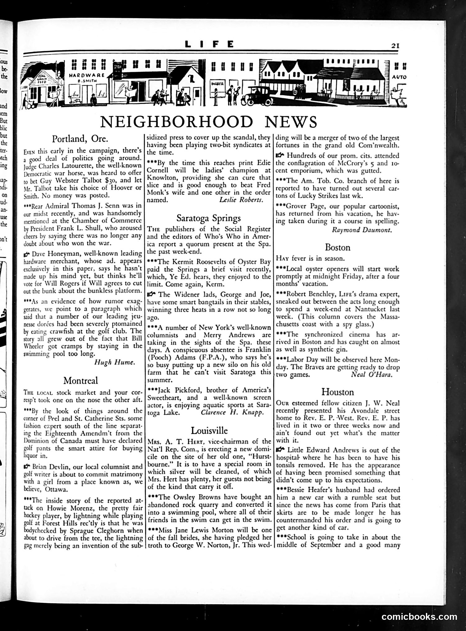 Life — August 30, 1928 — page 23 of 36